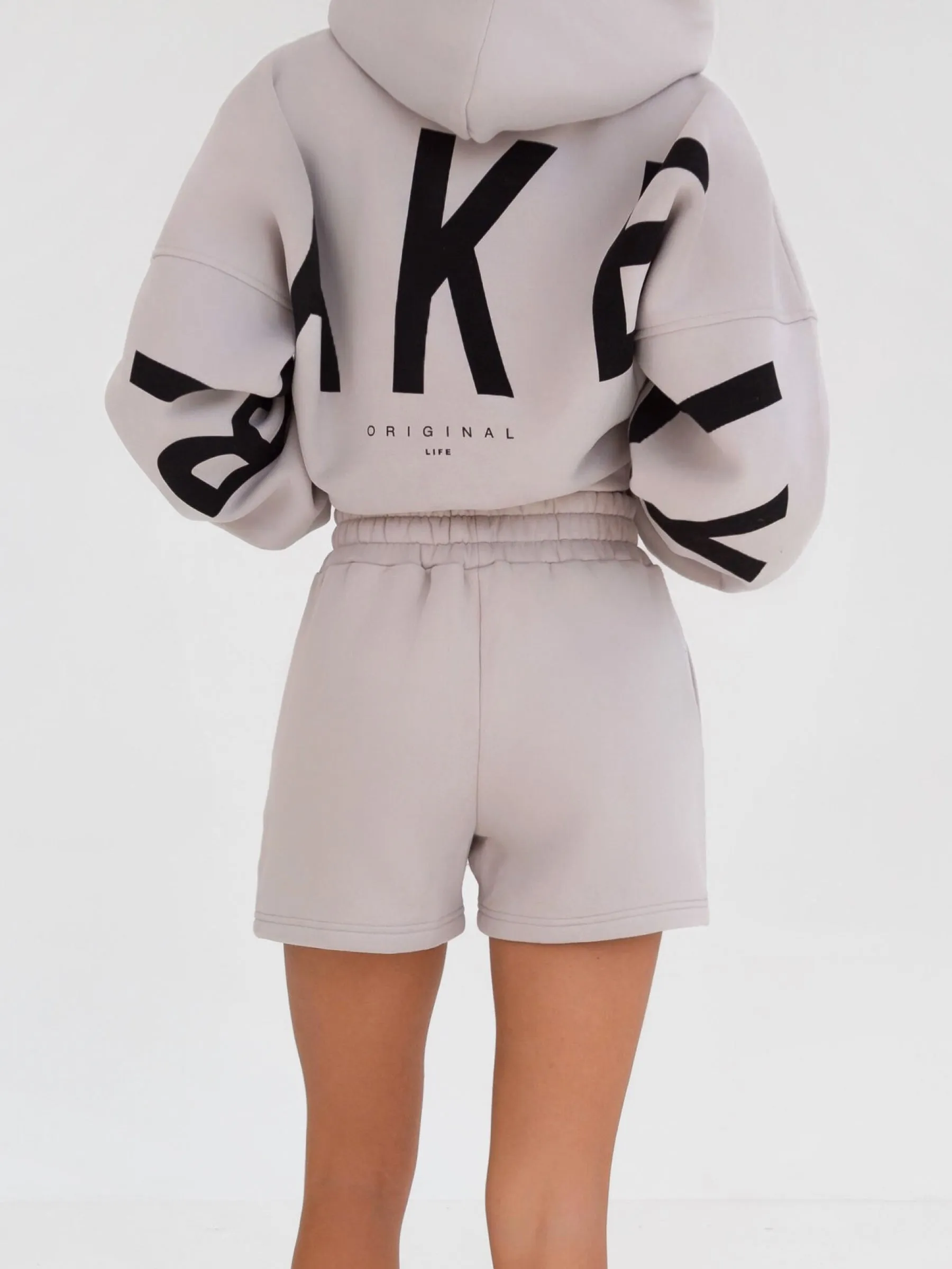 Isabel Hoodie & Jogger Shorts Set - Stone sold by Blakely product image thumbnail 5