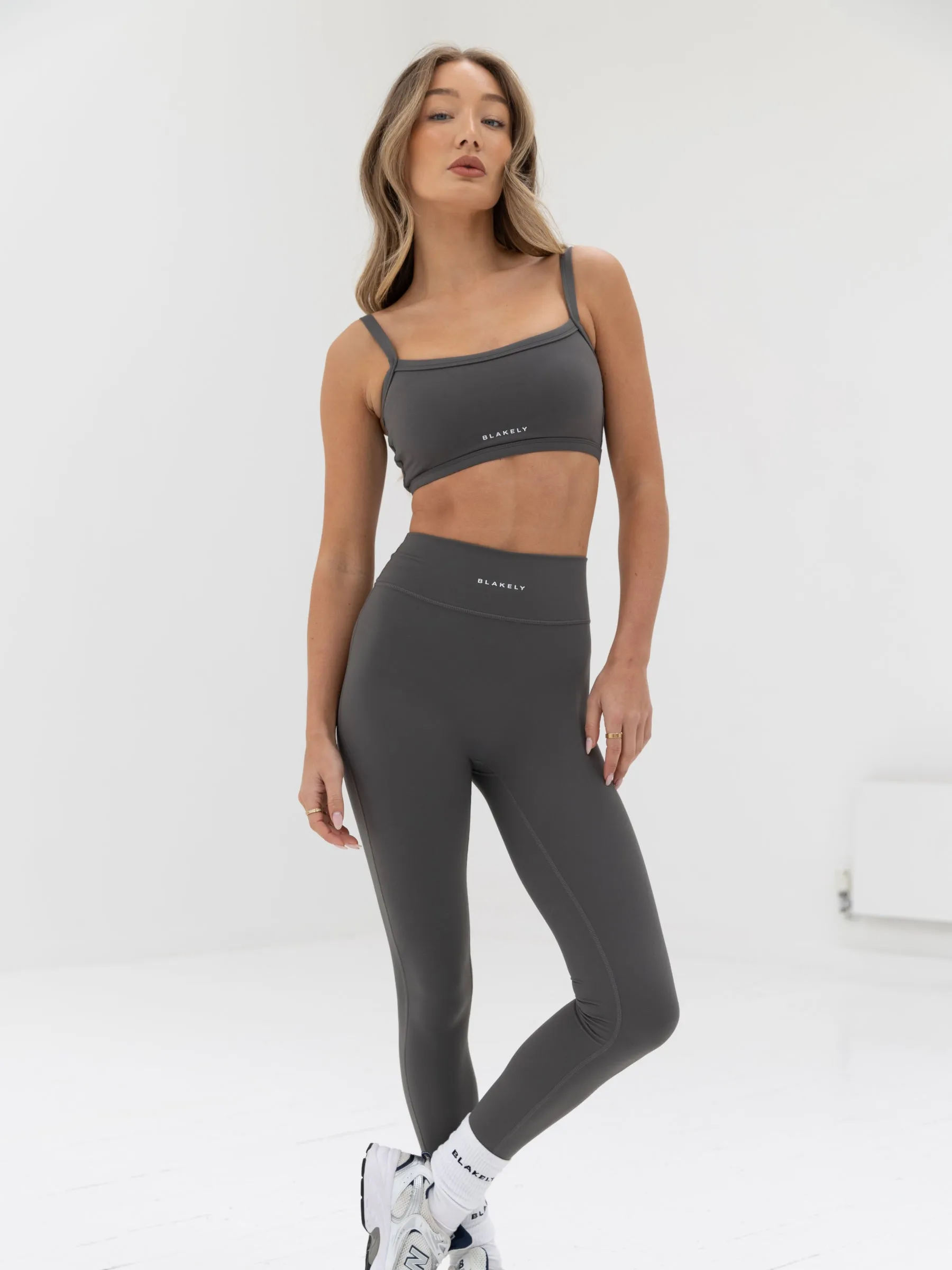 Ultimate Sports Bra & Leggings Set - Charcoal sold by Blakely