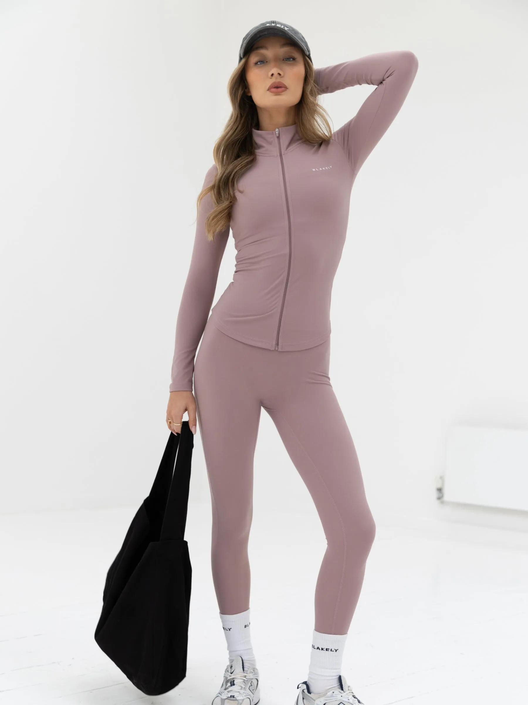 Ultimate Full Zip Jacket & Leggings Set - Dusty Pink sold by Blakely product image thumbnail 4