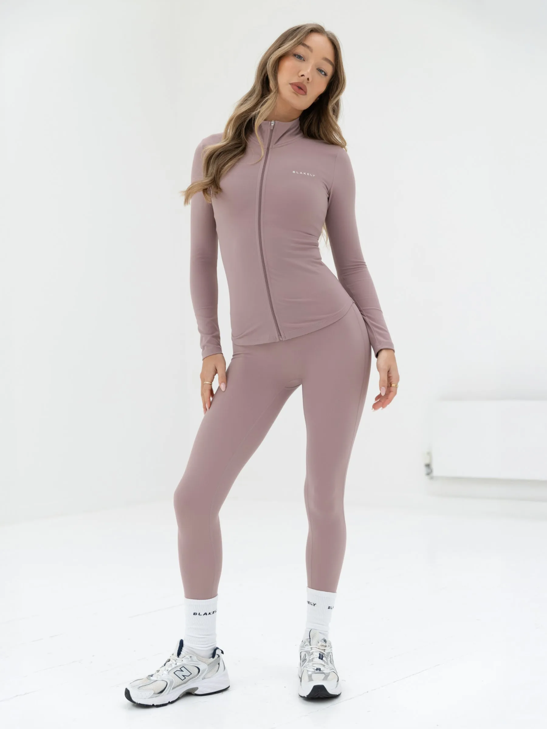 Ultimate Full Zip Jacket & Leggings Set - Dusty Pink sold by Blakely