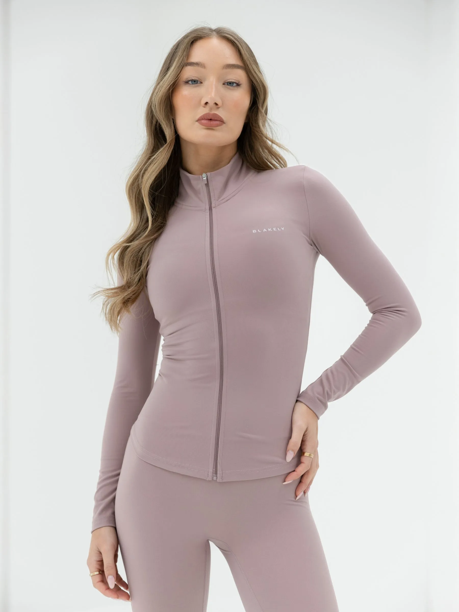 Ultimate Full Zip Jacket & Leggings Set - Dusty Pink sold by Blakely product image thumbnail 3