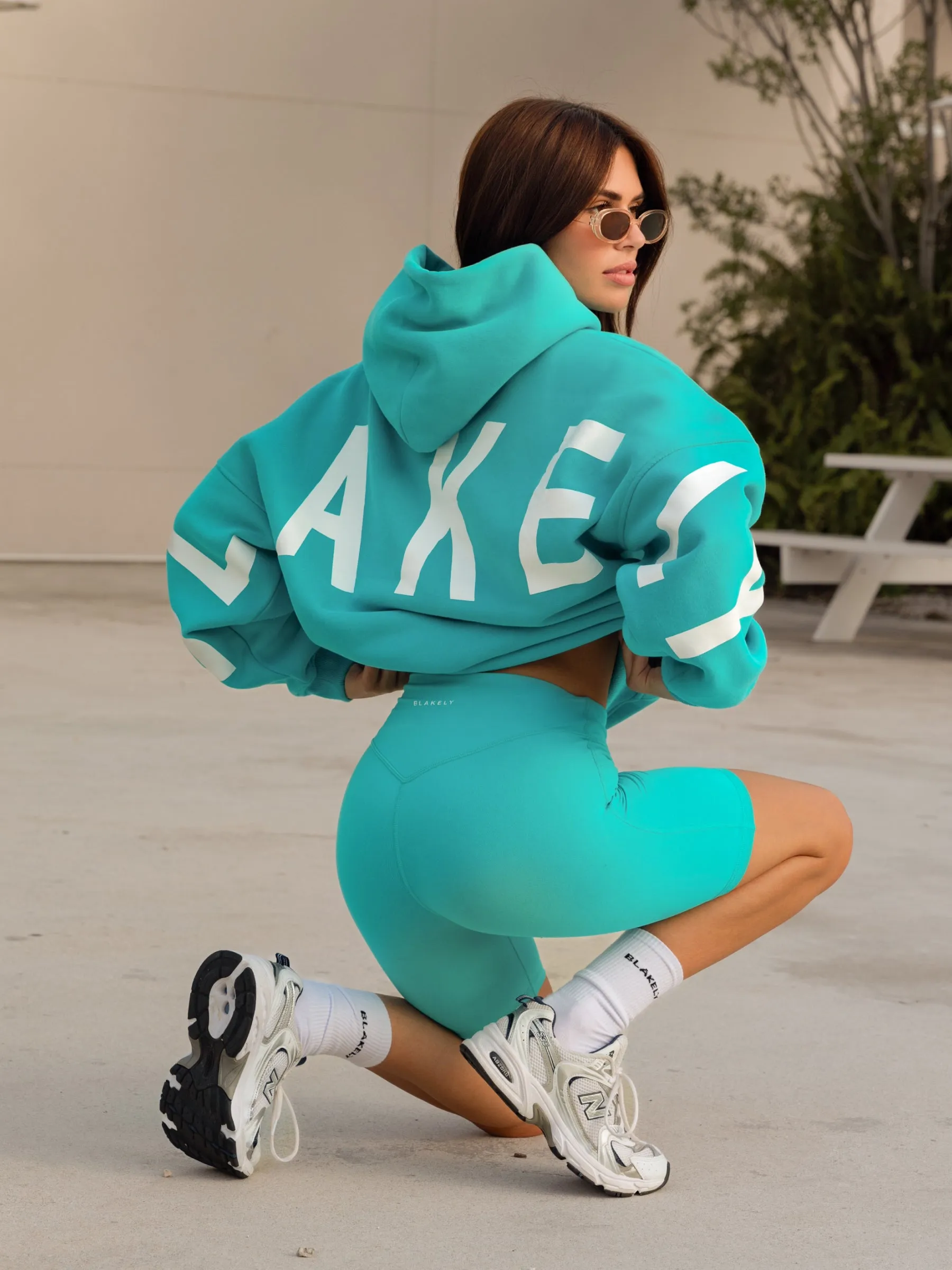 Isabel Oversized Hoodie - Aqua sold by Blakely product image thumbnail 3