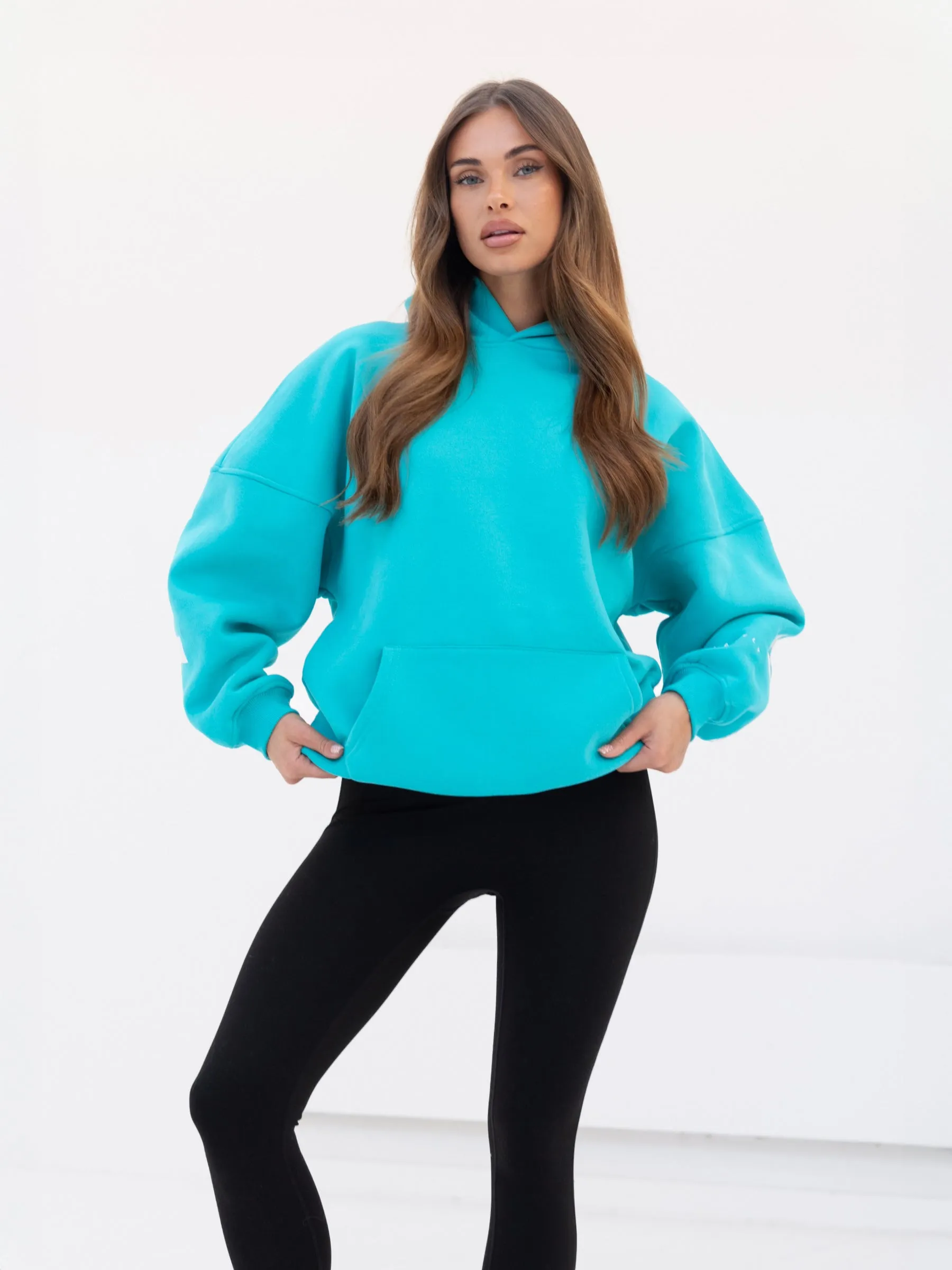 Isabel Oversized Hoodie - Aqua sold by Blakely product image thumbnail 2