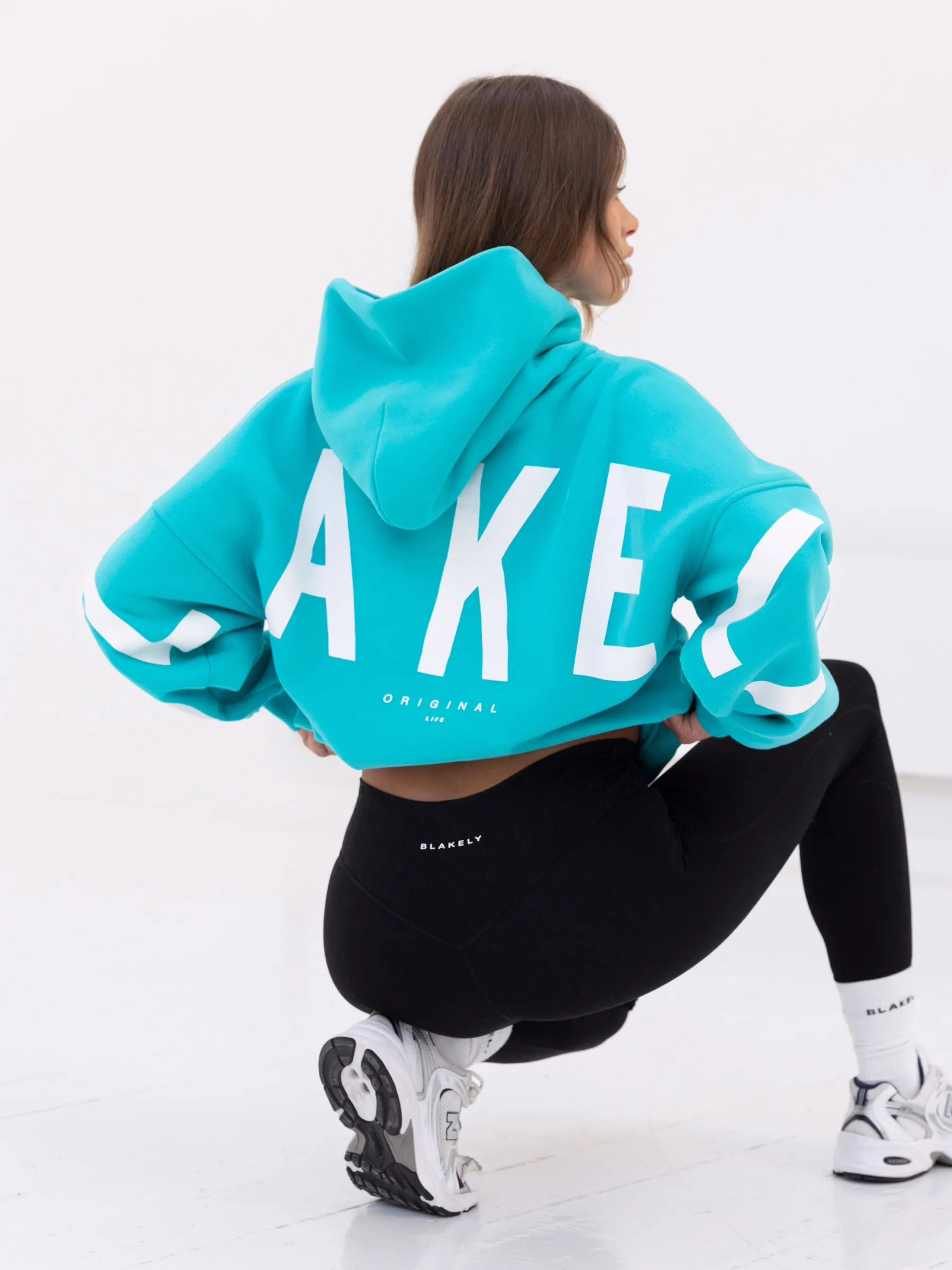 Isabel Oversized Hoodie - Aqua sold by Blakely