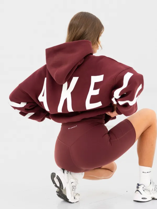 Isabel Oversized Hoodie - Classic Burgundy sold by Blakely