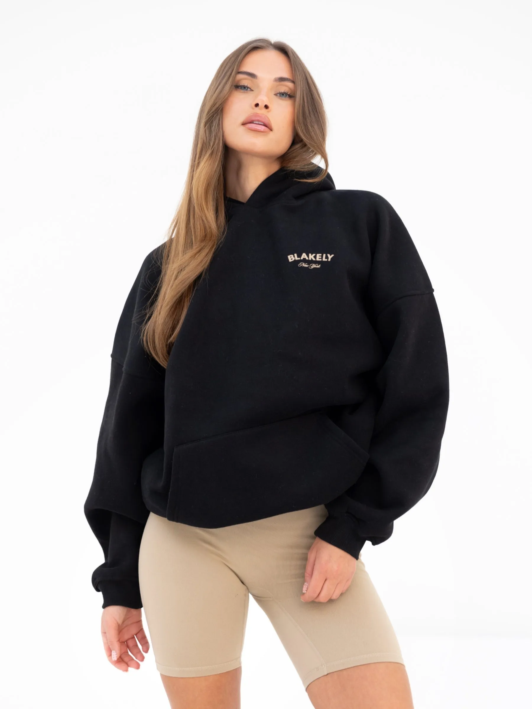 NY Crest Oversized Hoodie - Black sold by Blakely product image thumbnail 2