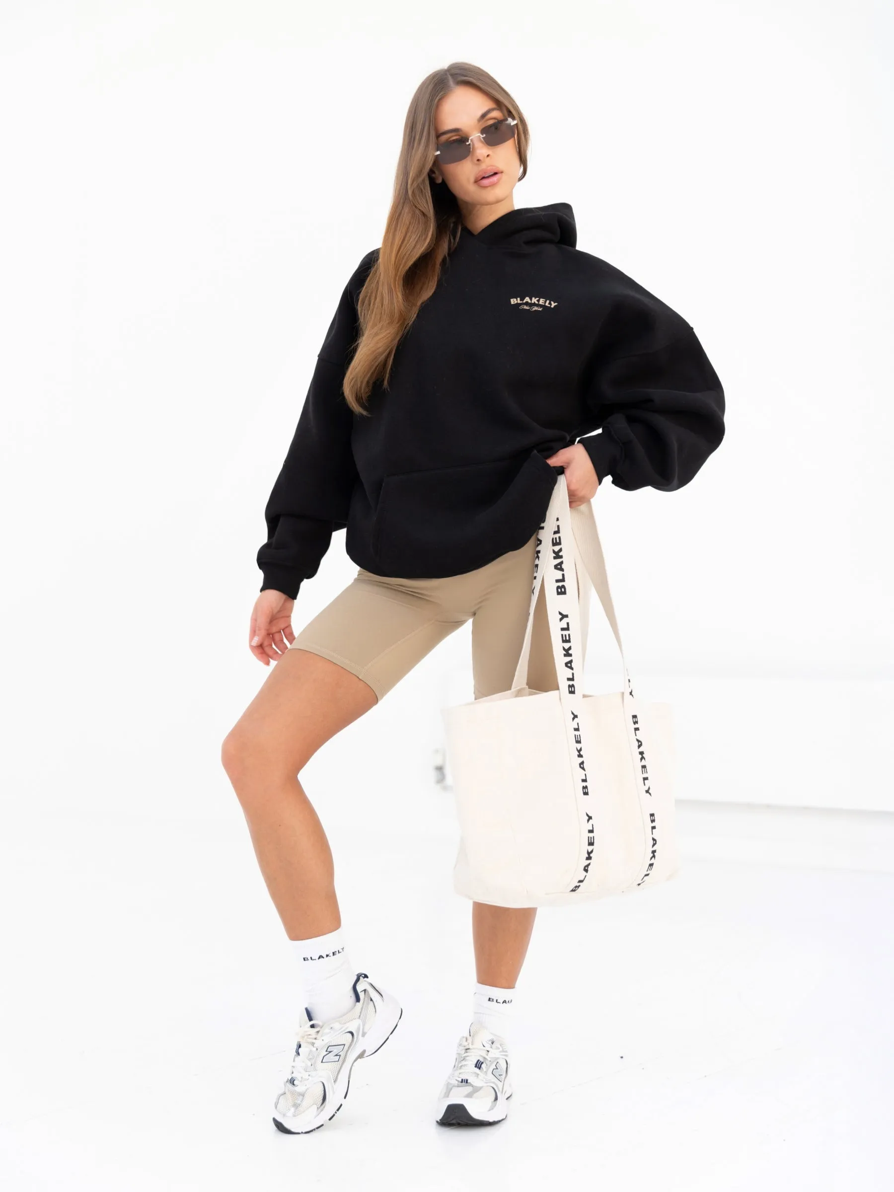 NY Crest Oversized Hoodie - Black sold by Blakely product image thumbnail 5