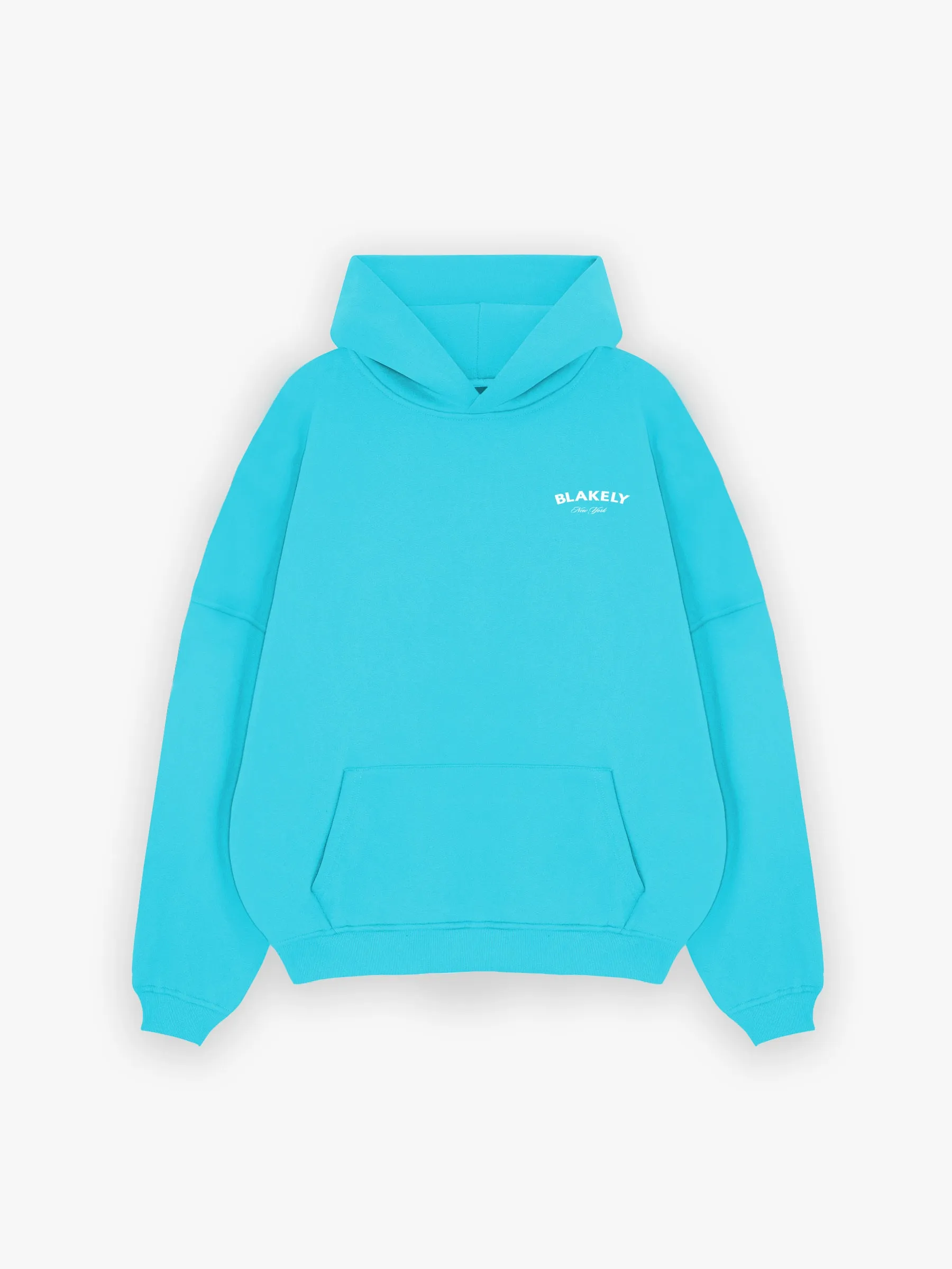 NY Crest Relaxed Hoodie - Aqua sold by Blakely product image thumbnail 4
