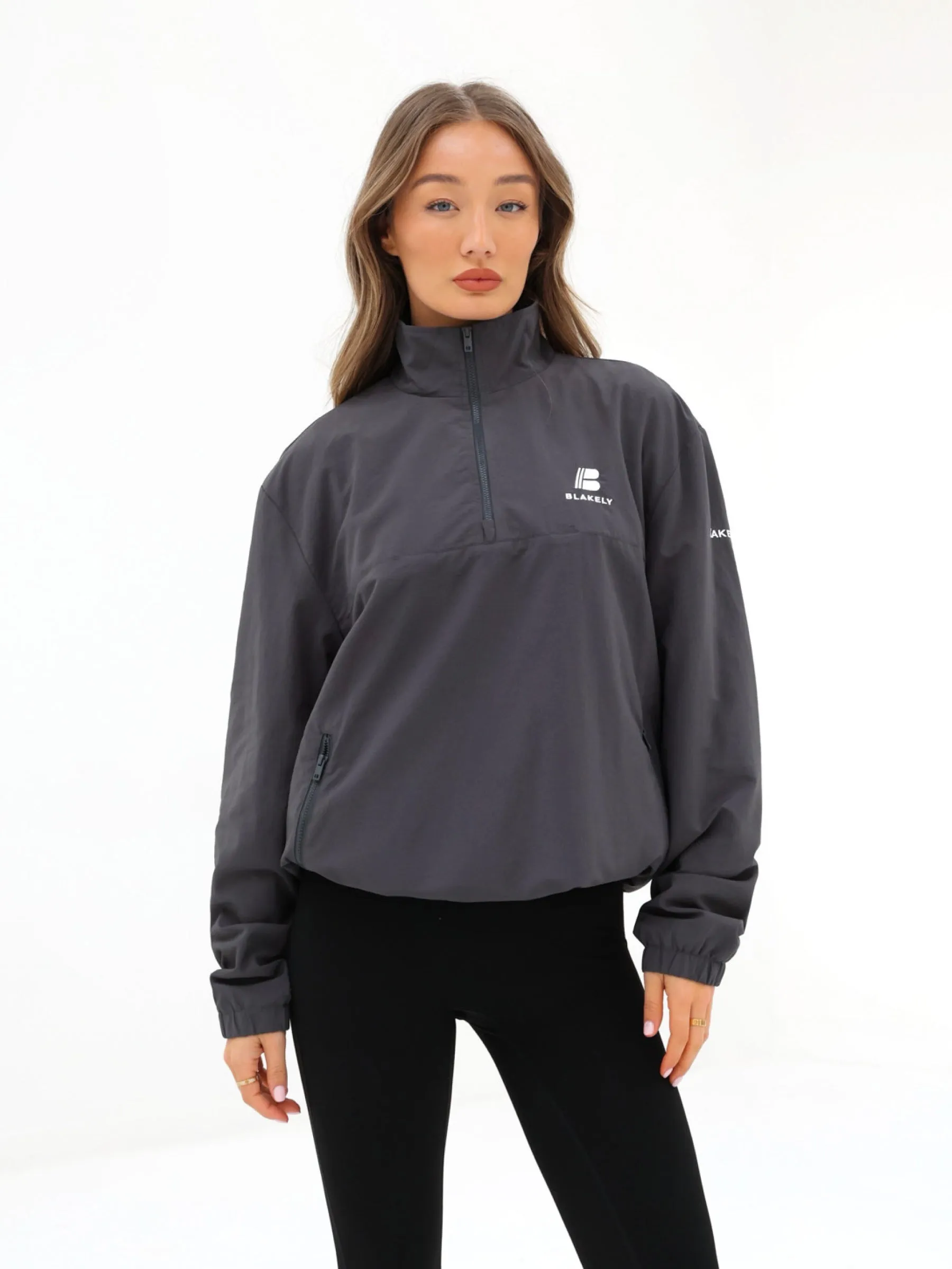 Apex Tech 1/4 Zip Jacket - Charcoal sold by Blakely