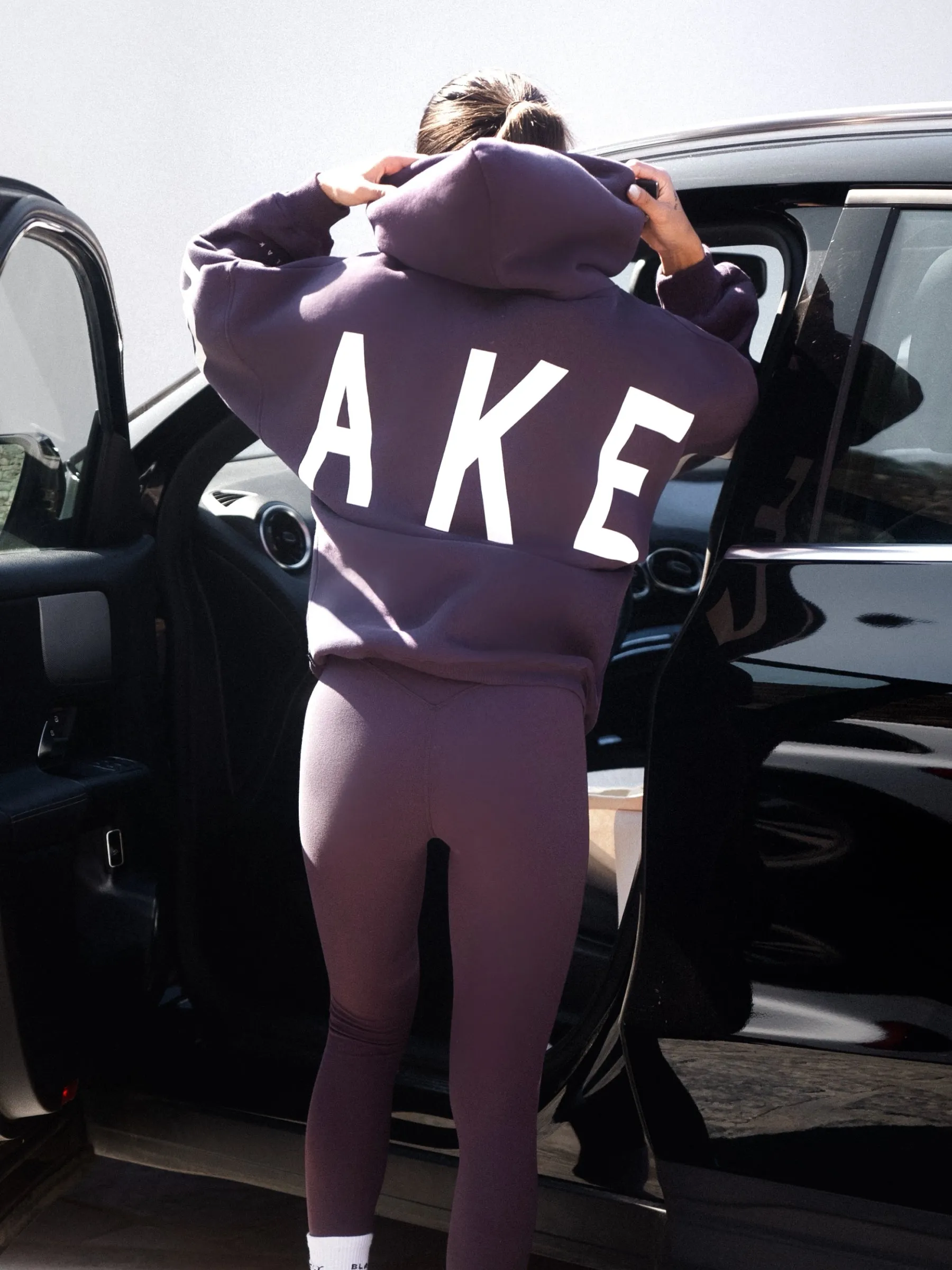 Isabel Hoodie & Leggings Set - Plum sold by Blakely product image thumbnail 2