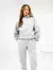 Seam Oversized Hoodie & Sweatpants Set - Marl Grey sold by Blakely