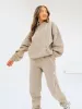 Seam Oversized Hoodie & Sweatpants Set - Washed Khaki sold by Blakely