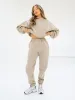 Seam Oversized Hoodie & Sweatpants Set - Washed Khaki sold by Blakely