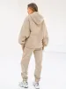 Seam Oversized Hoodie & Sweatpants Set - Washed Khaki sold by Blakely