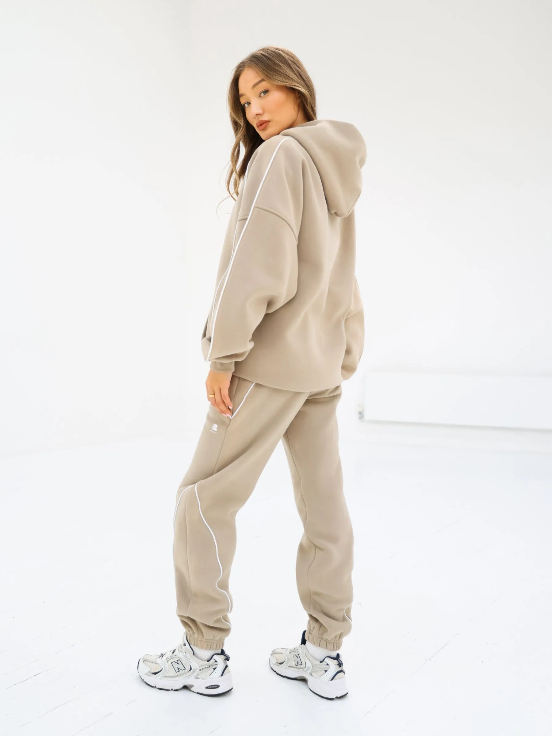 Seam Oversized Hoodie - Washed Khaki sold by Blakely product image thumbnail 3