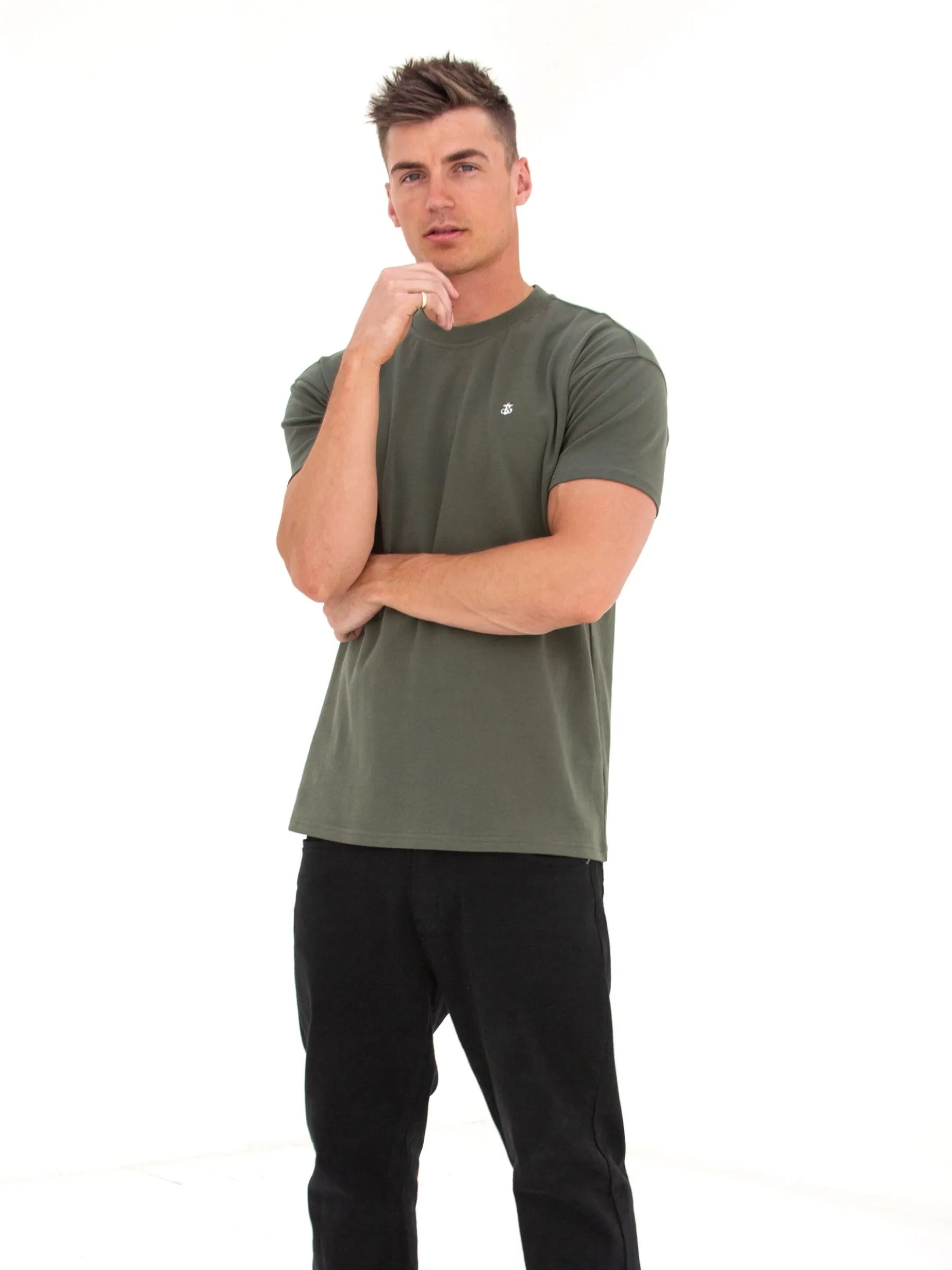 Anchor Relaxed T-Shirt - Dark Green sold by Blakely product image thumbnail 3