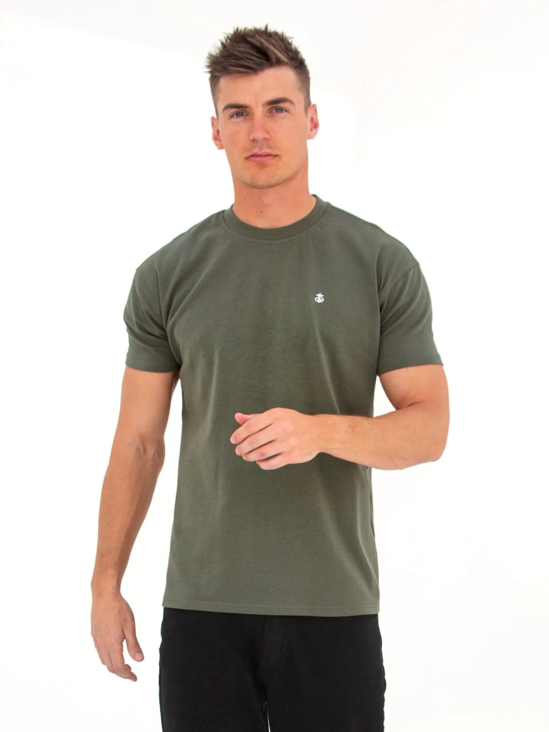 Anchor Relaxed T-Shirt - Dark Green sold by Blakely