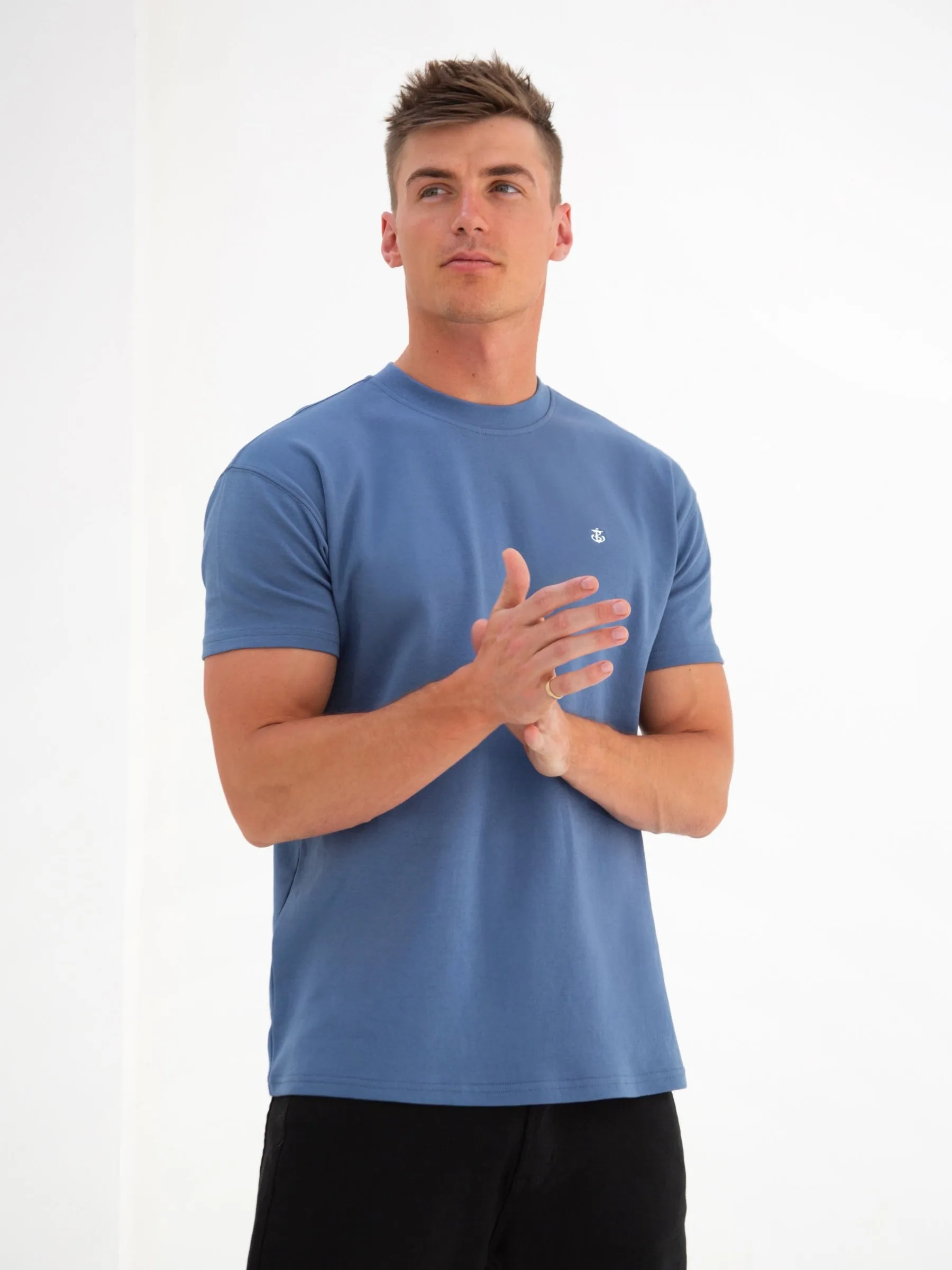 Anchor Relaxed T-Shirt - Blue sold by Blakely product image thumbnail 2
