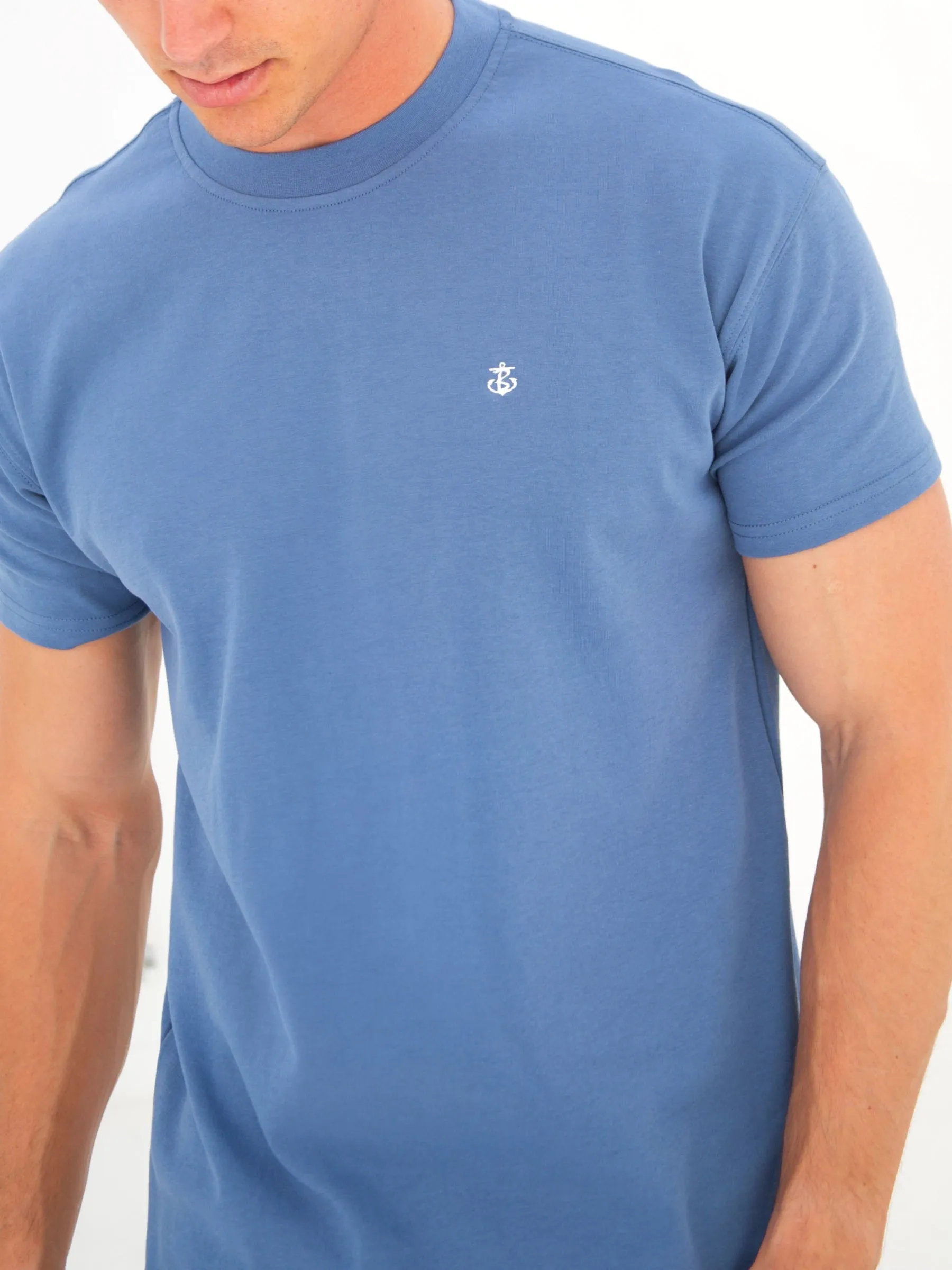 Anchor Relaxed T-Shirt - Blue sold by Blakely product image thumbnail 5