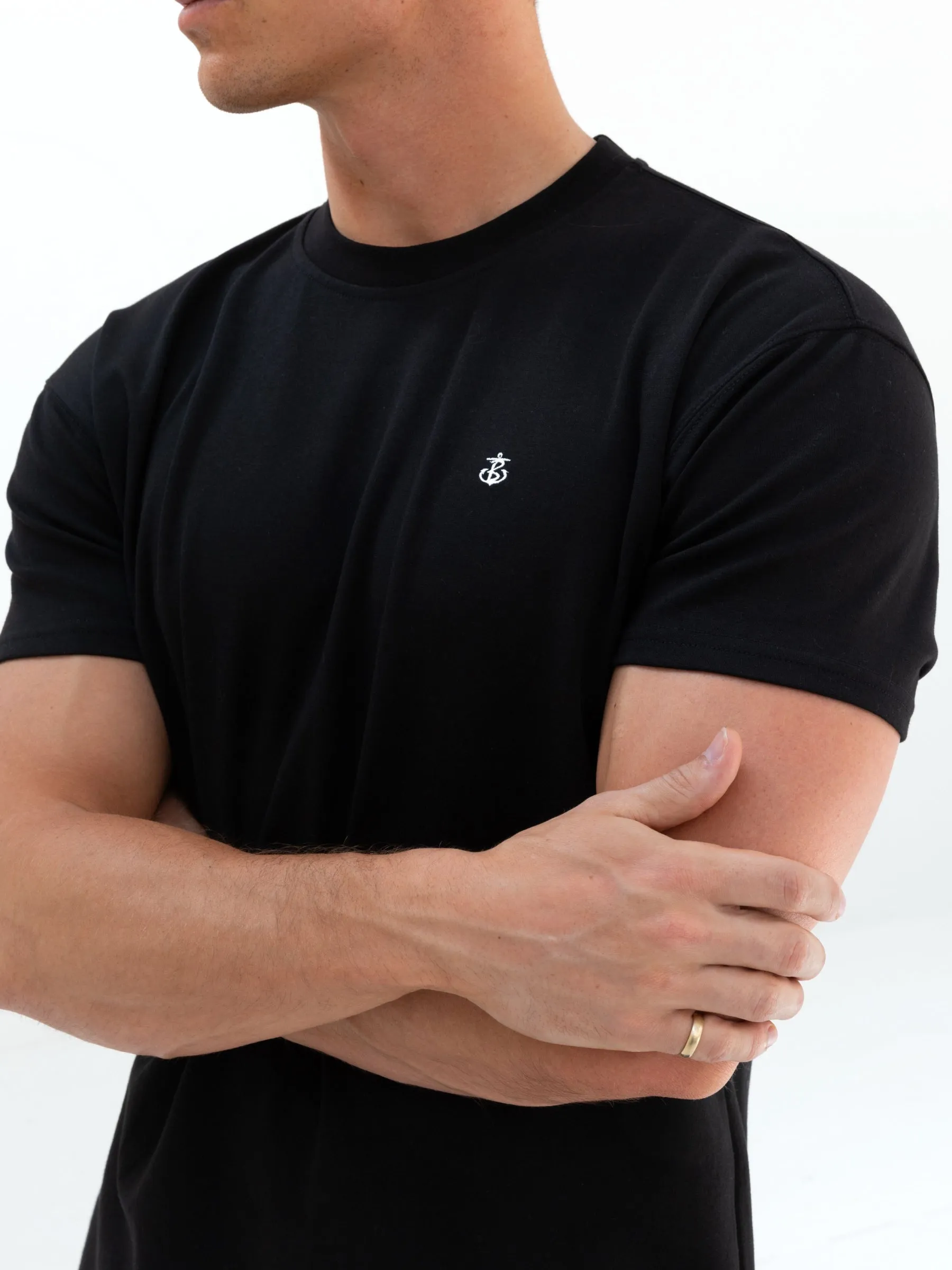 Anchor Relaxed T-Shirt - Black sold by Blakely product image thumbnail 5