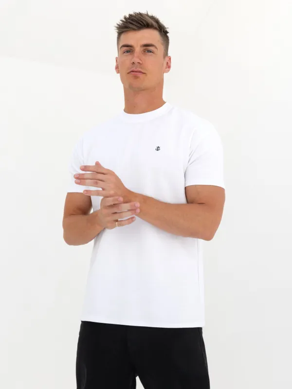 Anchor Relaxed T-Shirt - White sold by Blakely