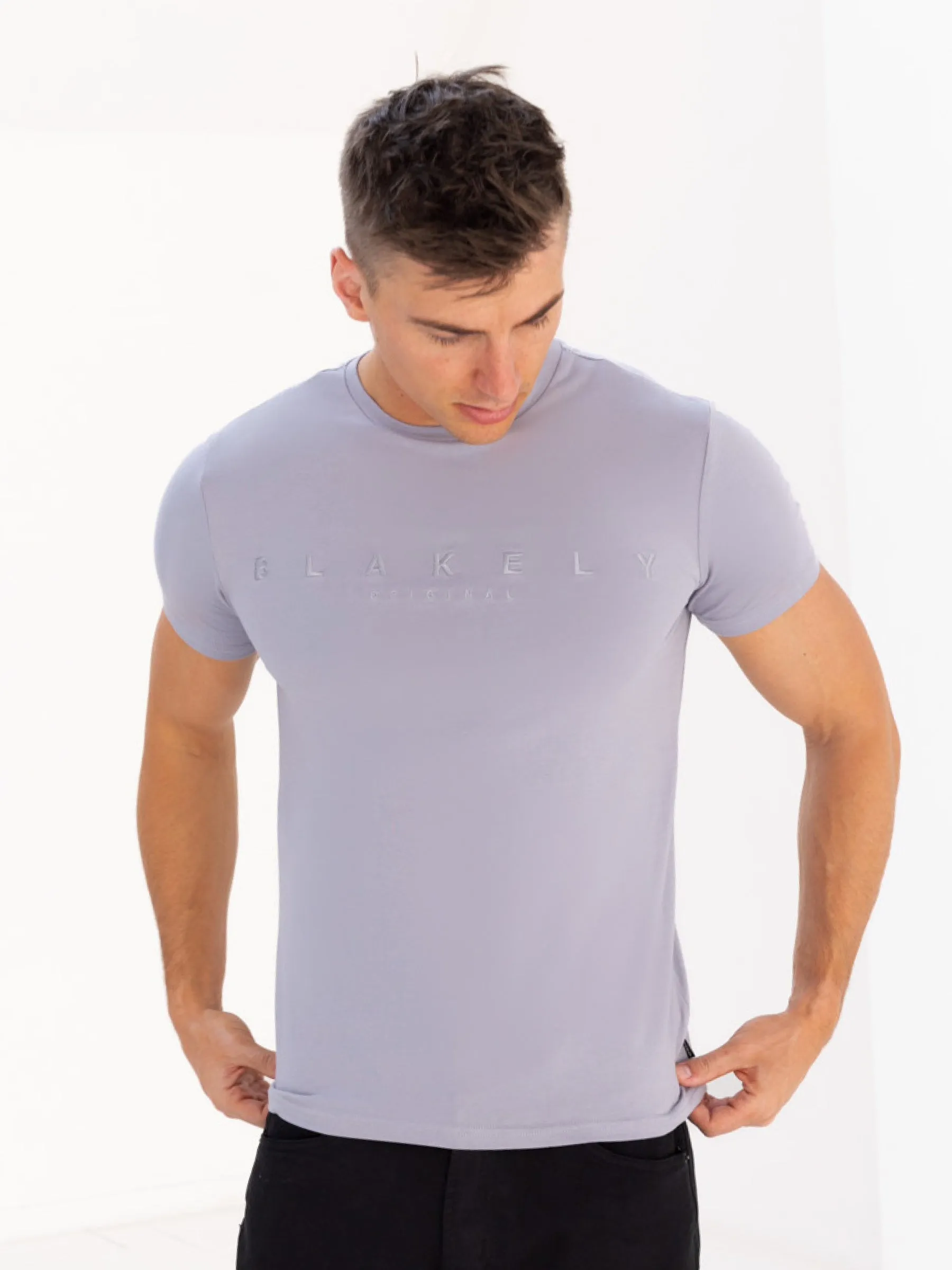 Tonal Nolan T-Shirt - Pale Lilac sold by Blakely product image thumbnail 5