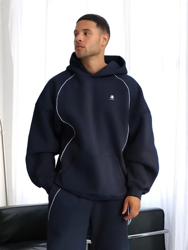 Seam Relaxed Hoodie - True Navy sold by Blakely