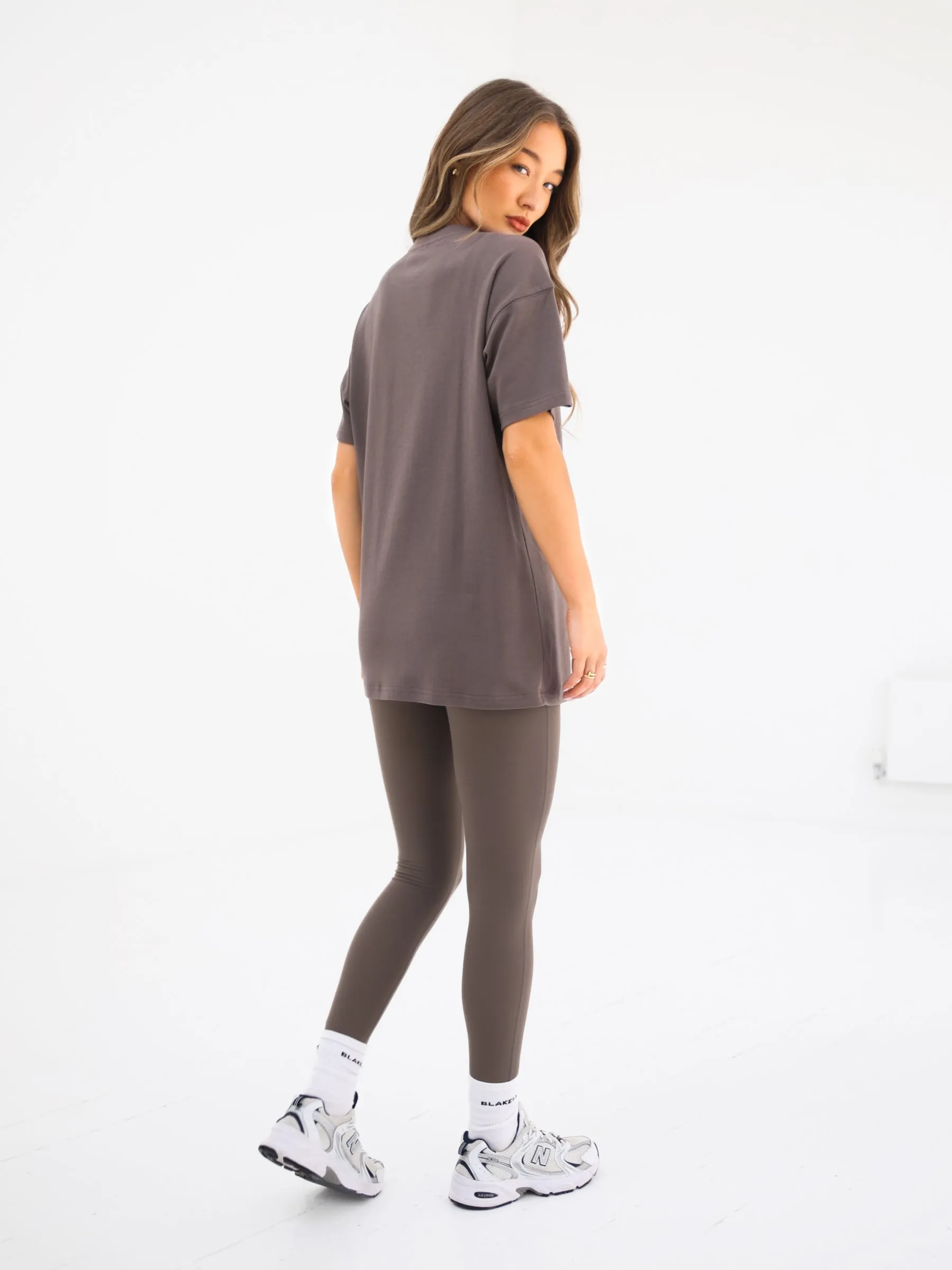 Off Duty Oversized T-Shirt - Ash Brown sold by Blakely product image thumbnail 4
