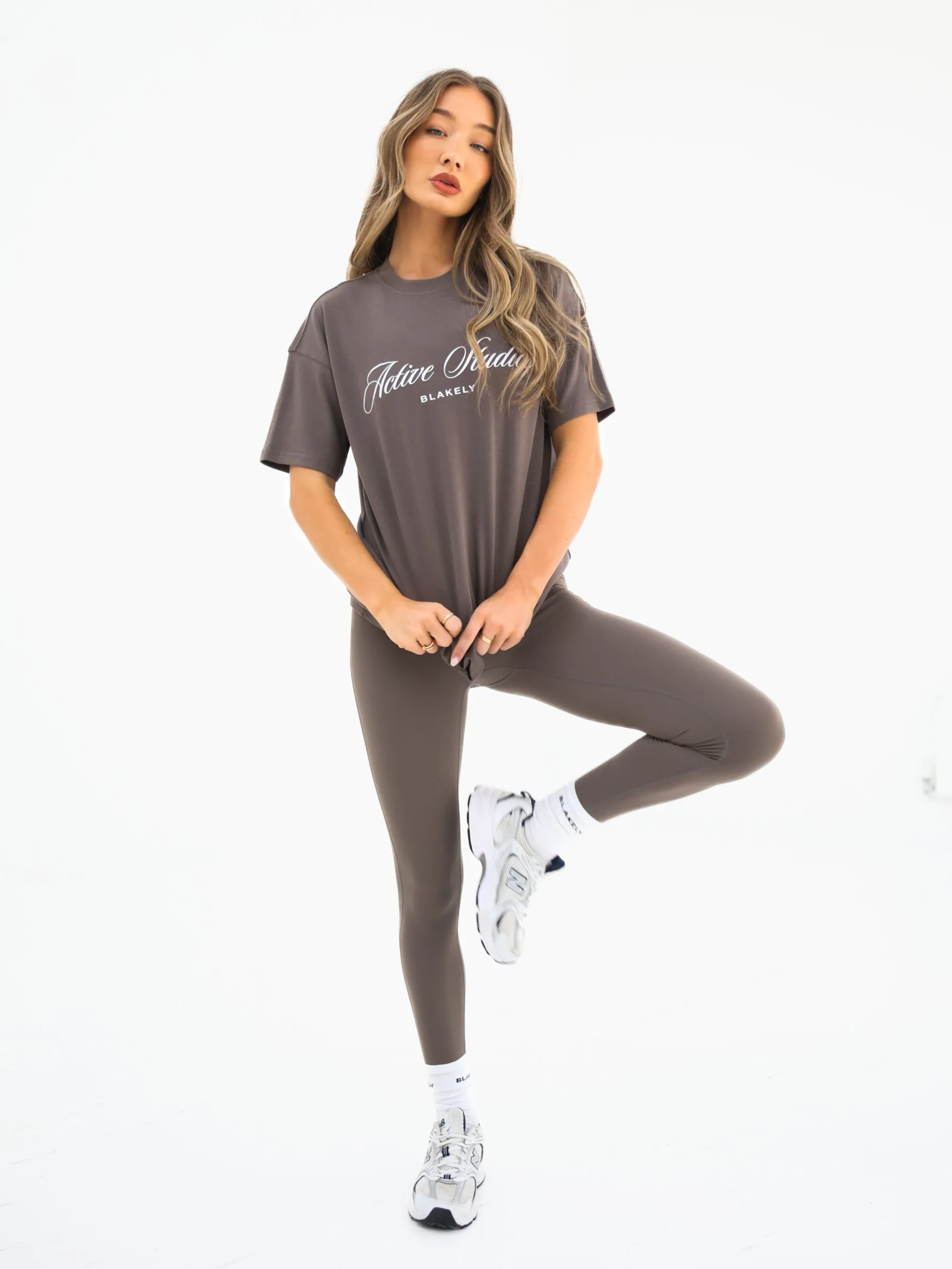 Off Duty Oversized T-Shirt - Ash Brown sold by Blakely product image thumbnail 3