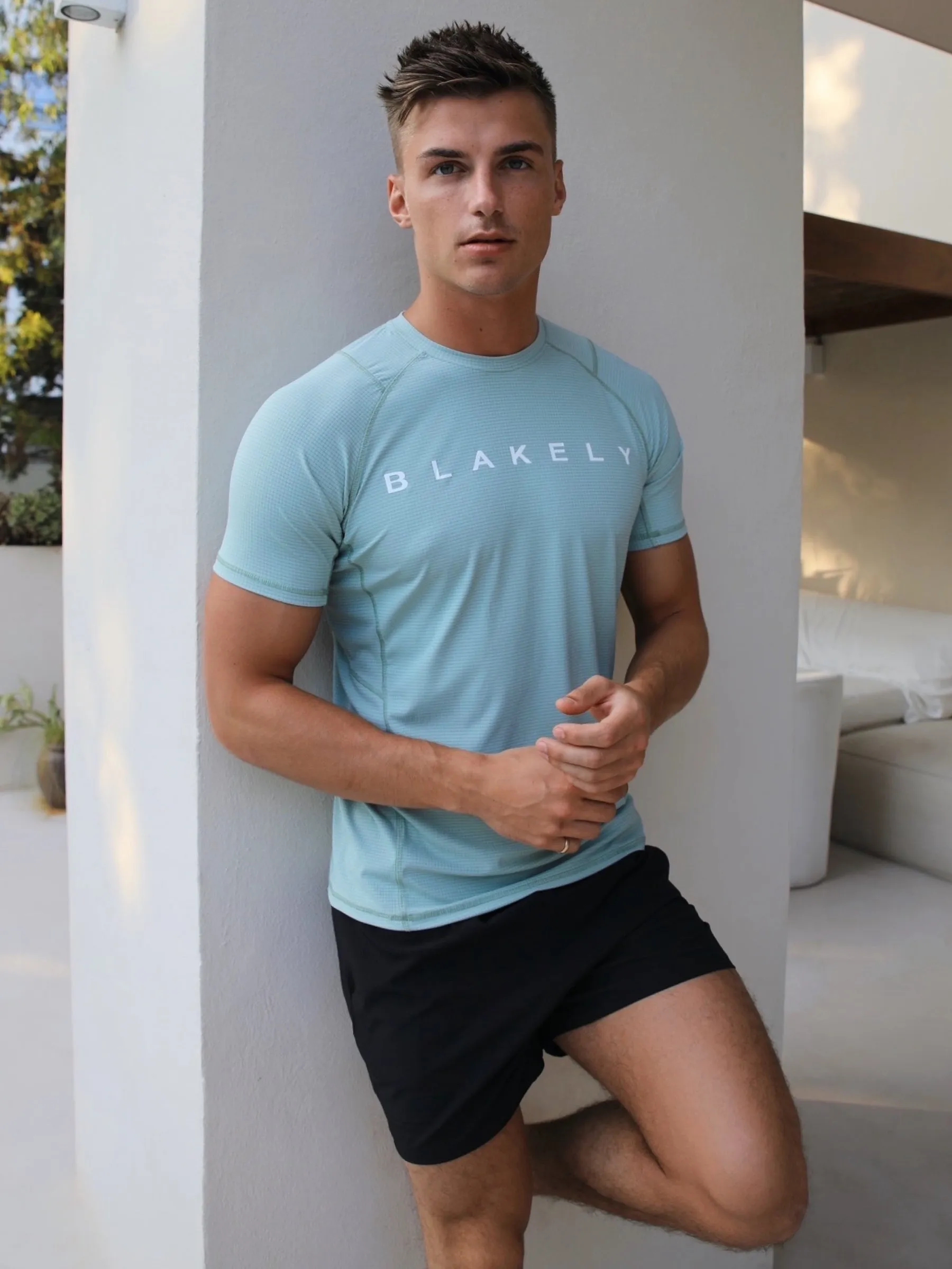 Dynamic Mens Gym T-Shirt - Green sold by Blakely product image thumbnail 3
