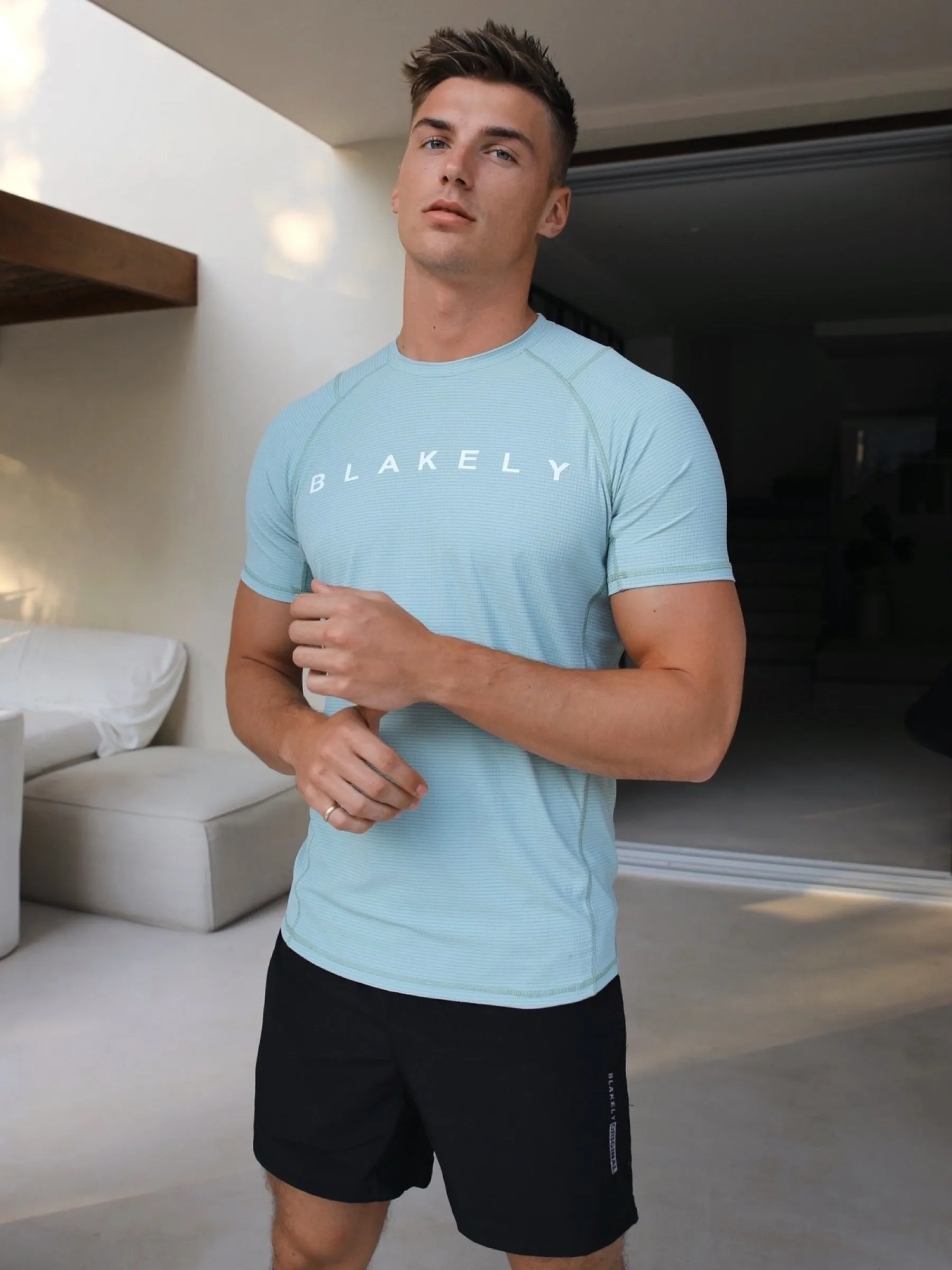 Dynamic Mens Gym T-Shirt - Green sold by Blakely product image thumbnail 4