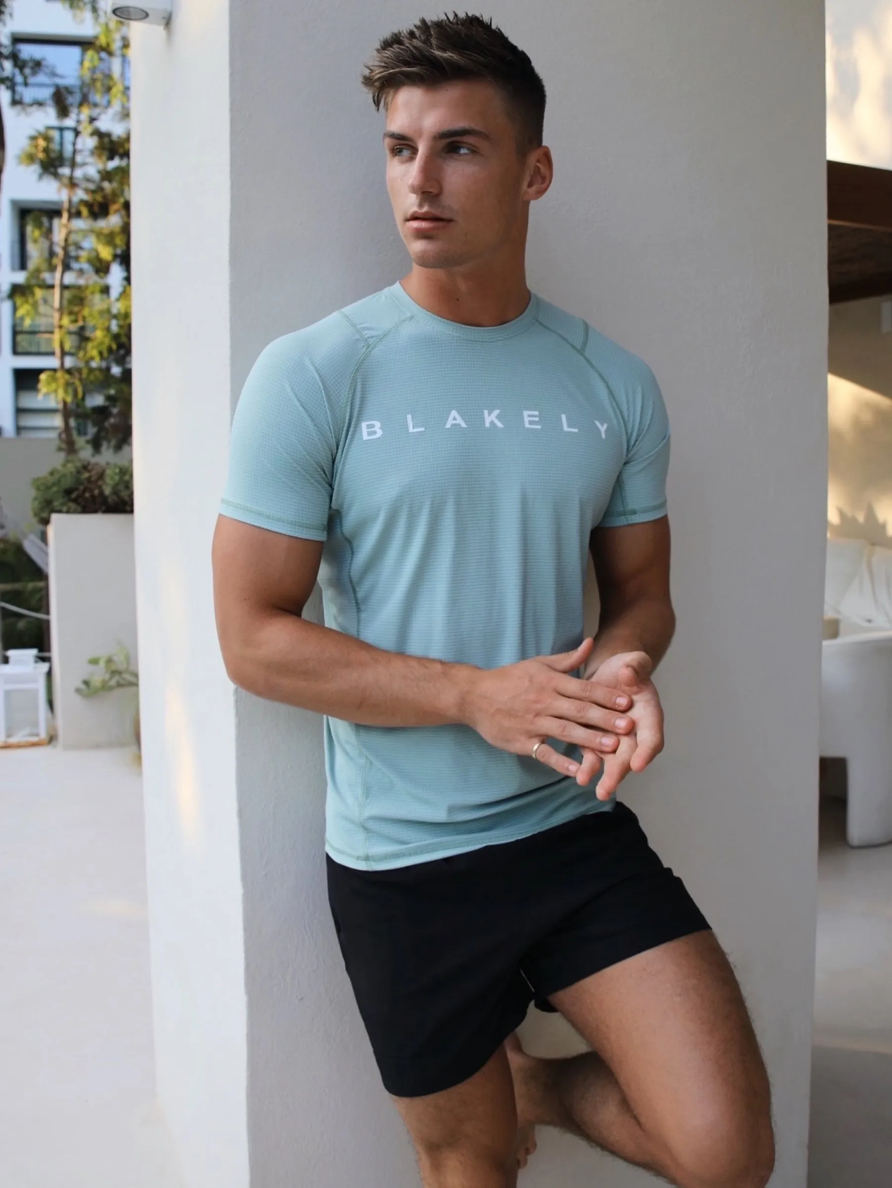 Dynamic Mens Gym T-Shirt - Green sold by Blakely