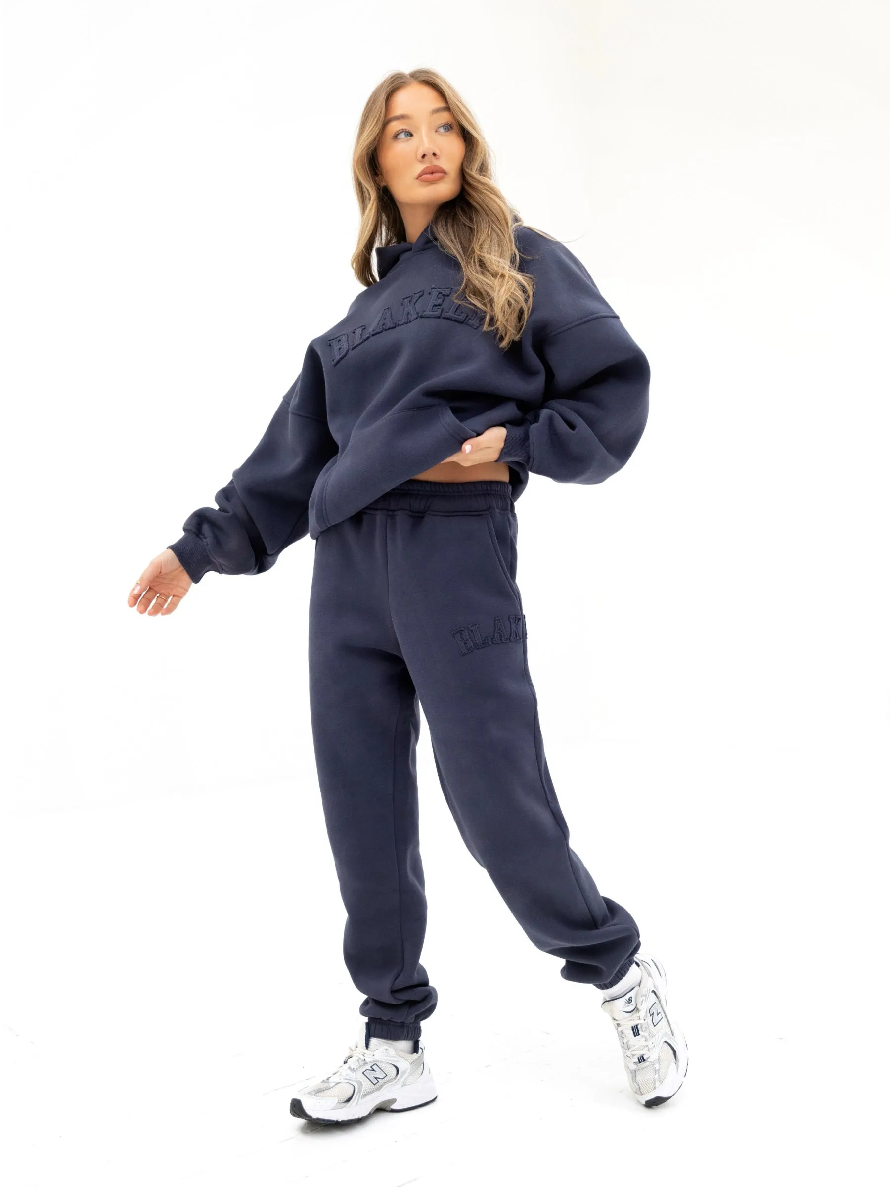 Tonal Varsity Sweatpants - True Navy sold by Blakely product image thumbnail 5