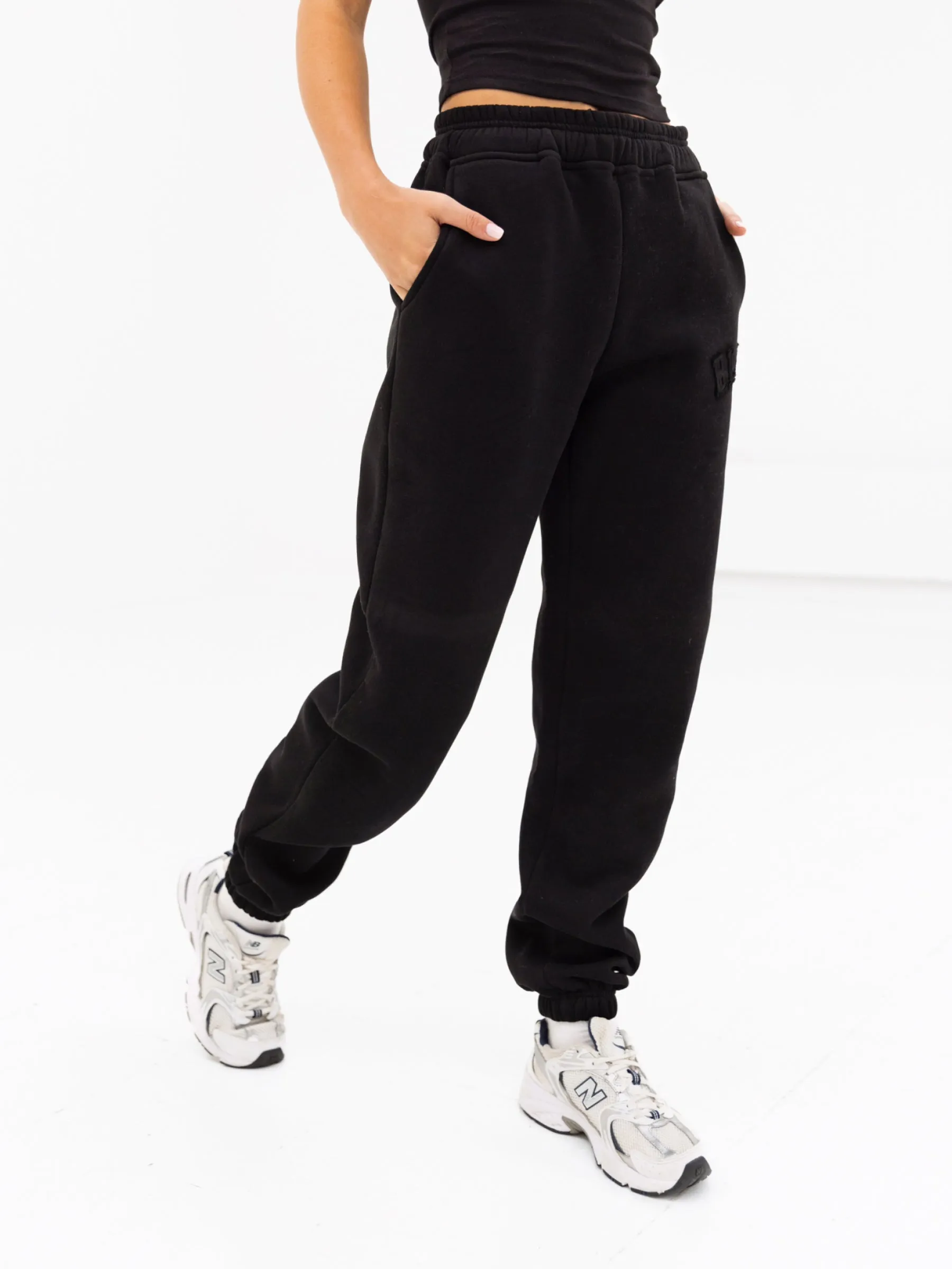 Tonal Varsity Sweatpants - Black sold by Blakely product image thumbnail 4