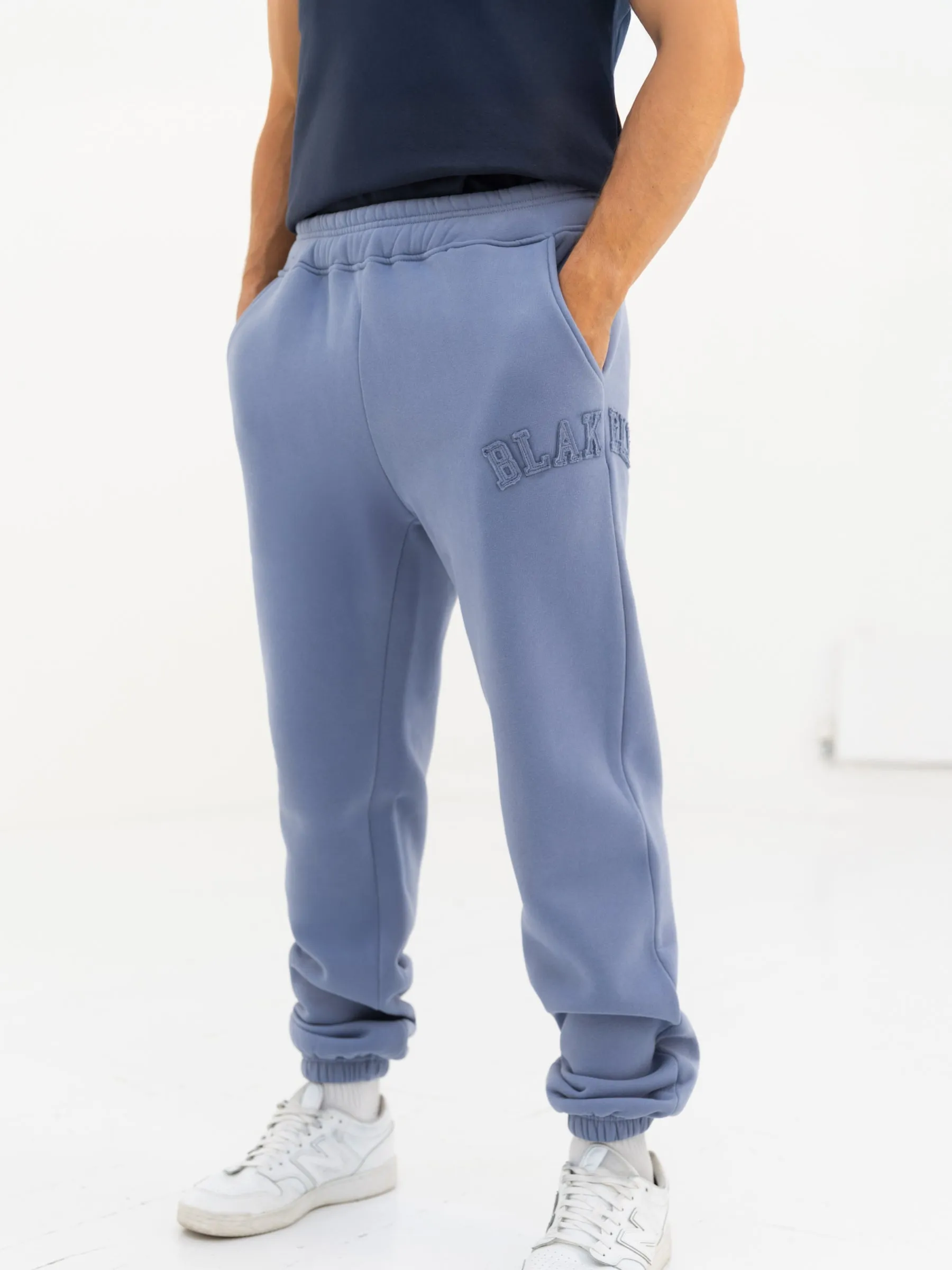 Tonal Varsity Relaxed Sweatpants - Granite Blue sold by Blakely