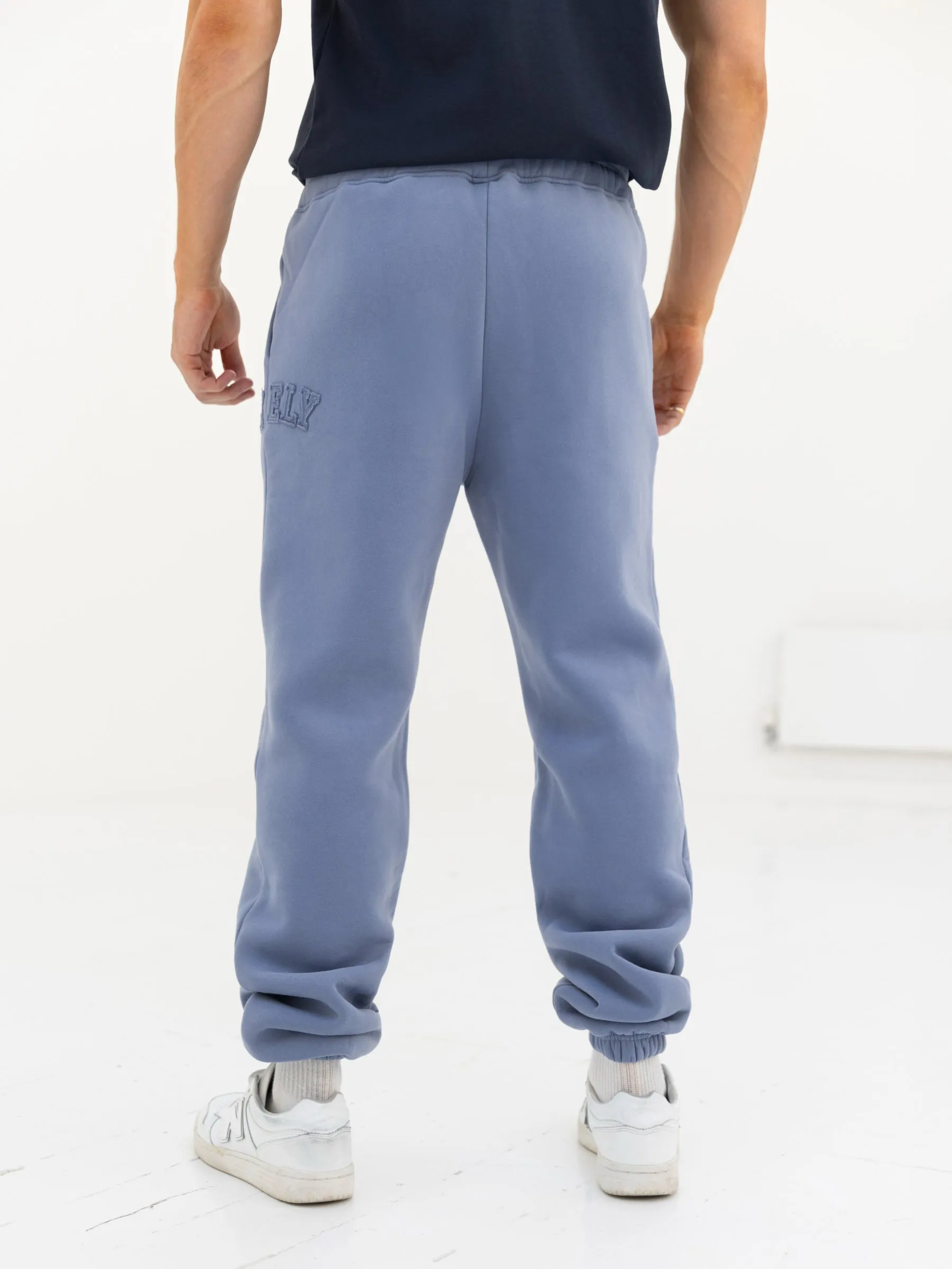 Tonal Varsity Relaxed Sweatpants - Granite Blue sold by Blakely product image thumbnail 4