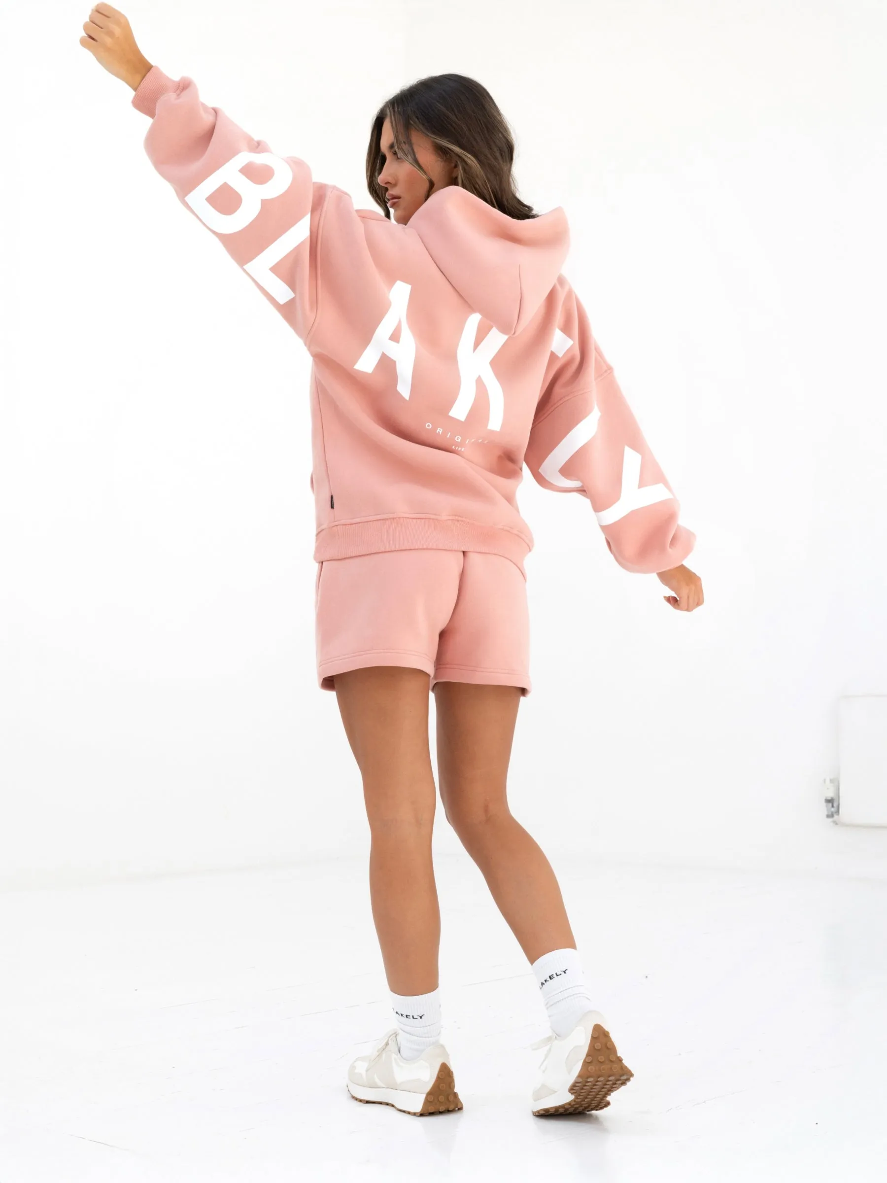 Isabel Oversized Hoodie - Peach Pink sold by Blakely product image thumbnail 3