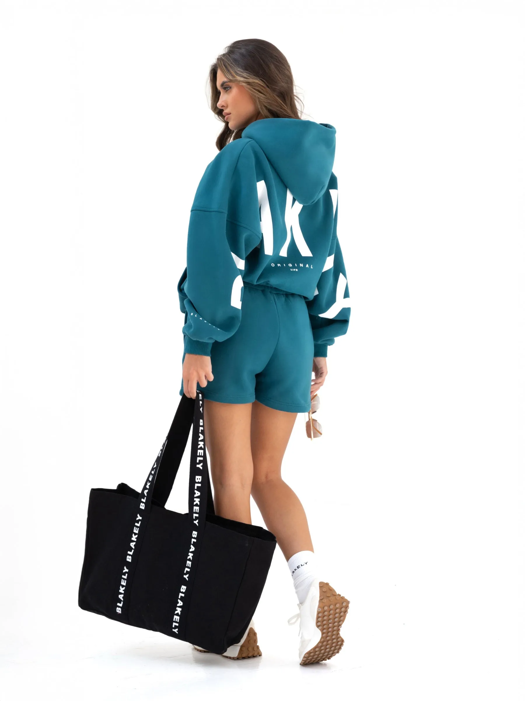 Isabel Oversized Hoodie - Storm Teal sold by Blakely product image thumbnail 5