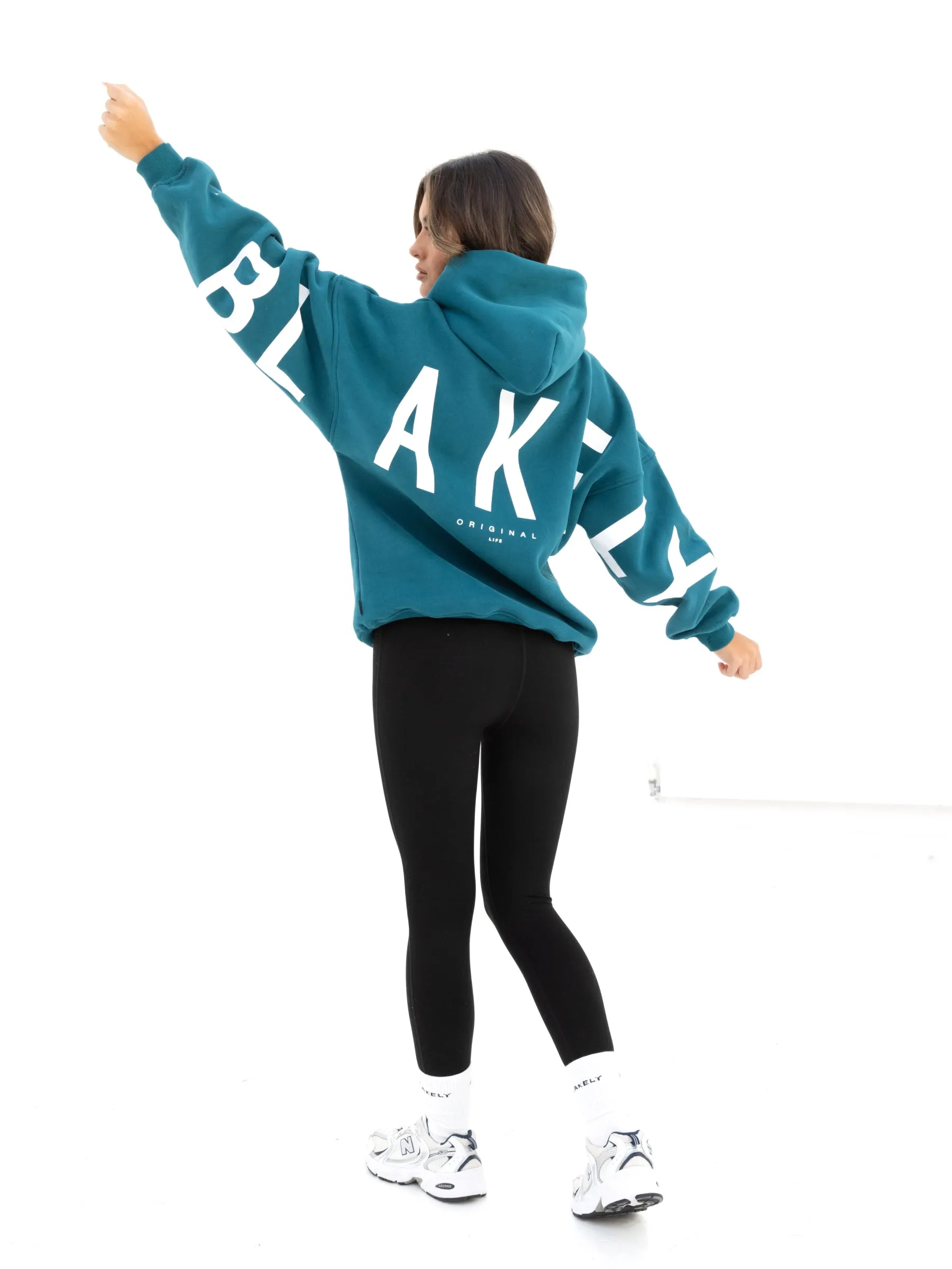 Isabel Oversized Hoodie - Storm Teal sold by Blakely product image thumbnail 3