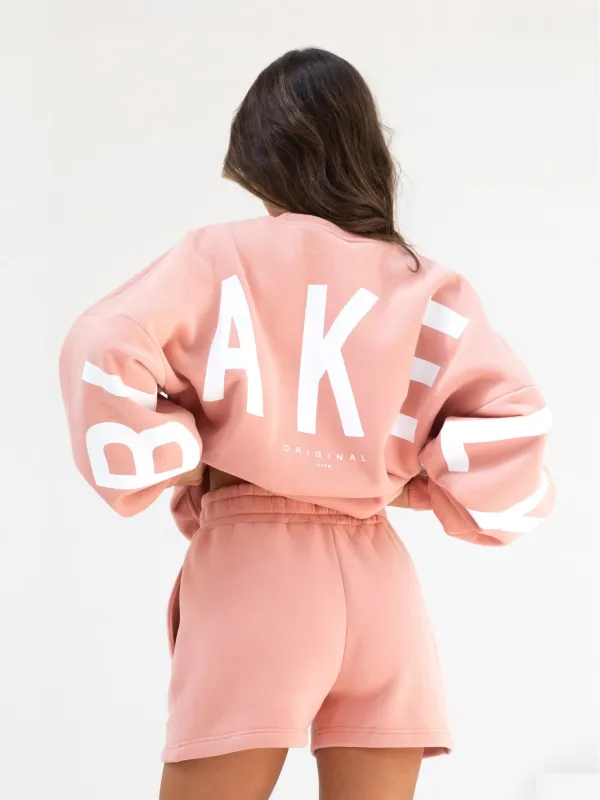 Isabel Oversized Jumper - Peach Pink sold by Blakely