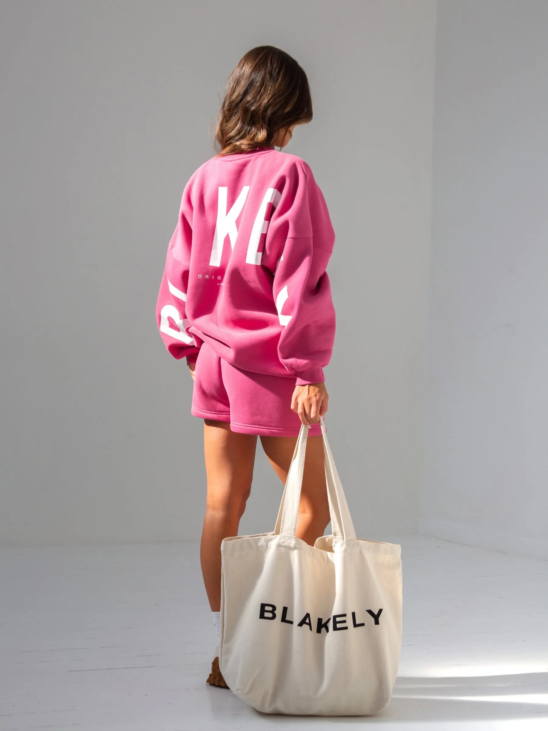 Isabel Oversized Jumper - Hot Pink sold by Blakely product image thumbnail 3