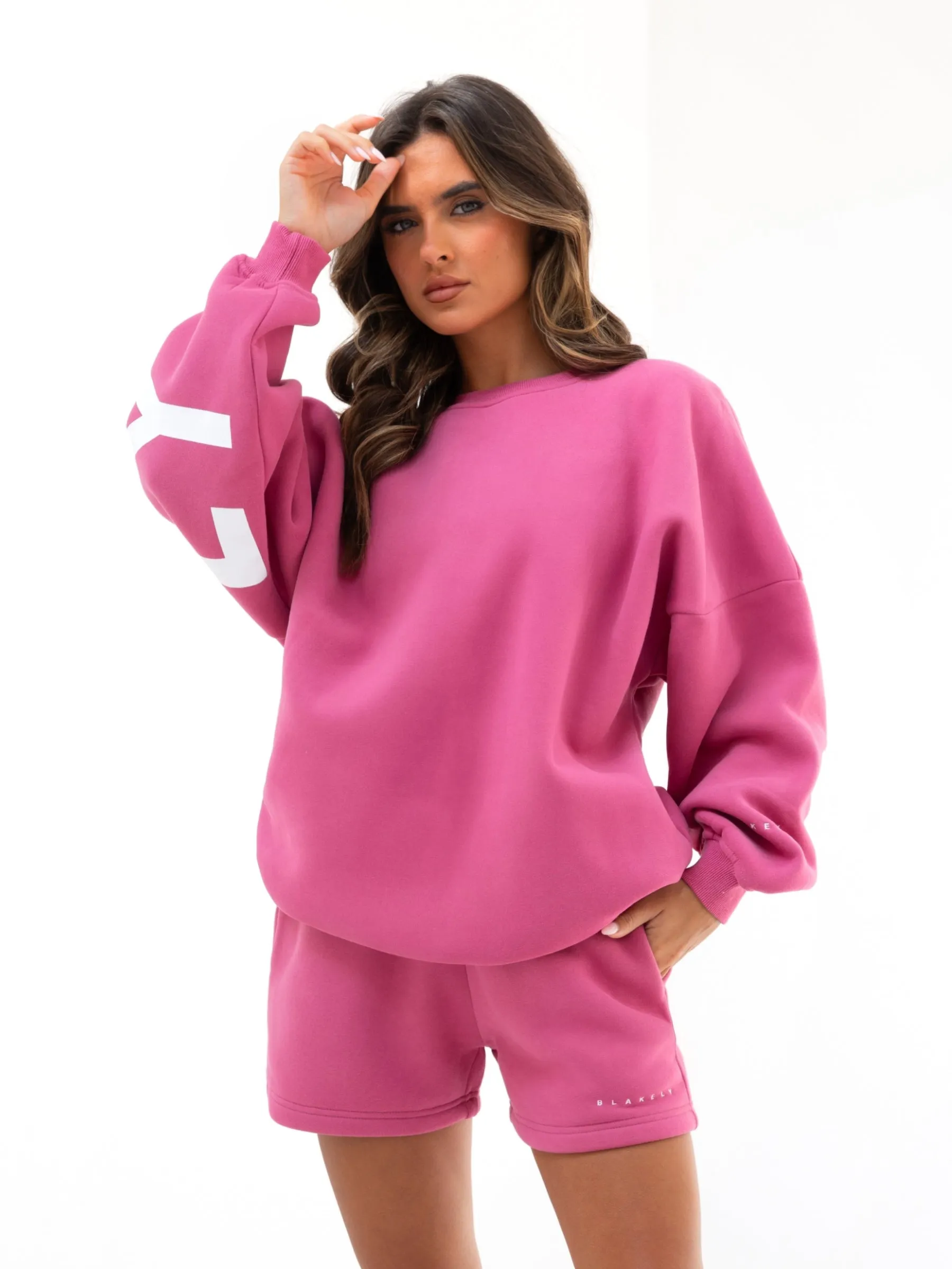 Isabel Oversized Jumper - Hot Pink sold by Blakely product image thumbnail 2