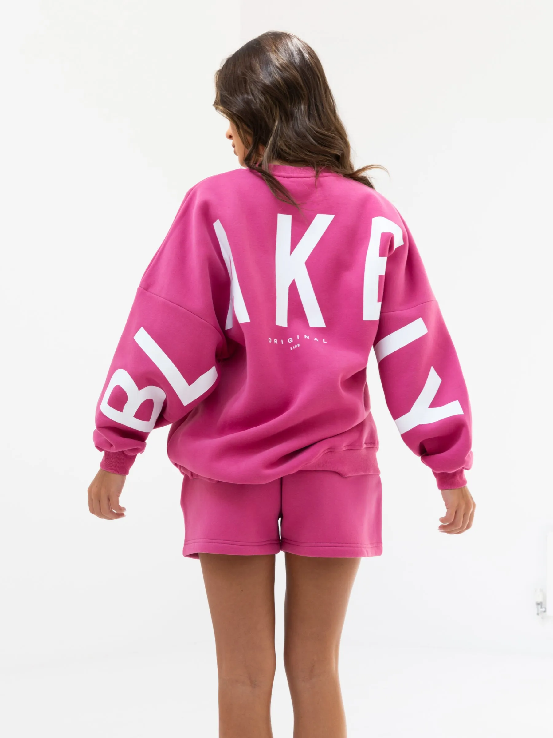 Isabel Oversized Jumper - Hot Pink sold by Blakely product image thumbnail 5