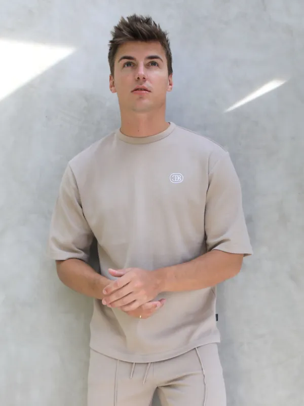 Icon Oversized T-Shirt - Tan sold by Blakely