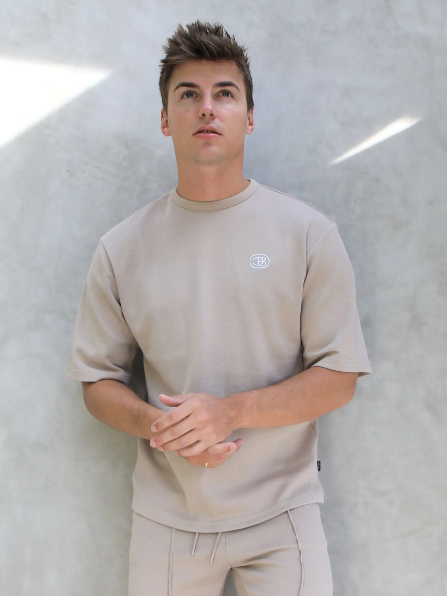 Icon Oversized T-Shirt - Tan sold by Blakely