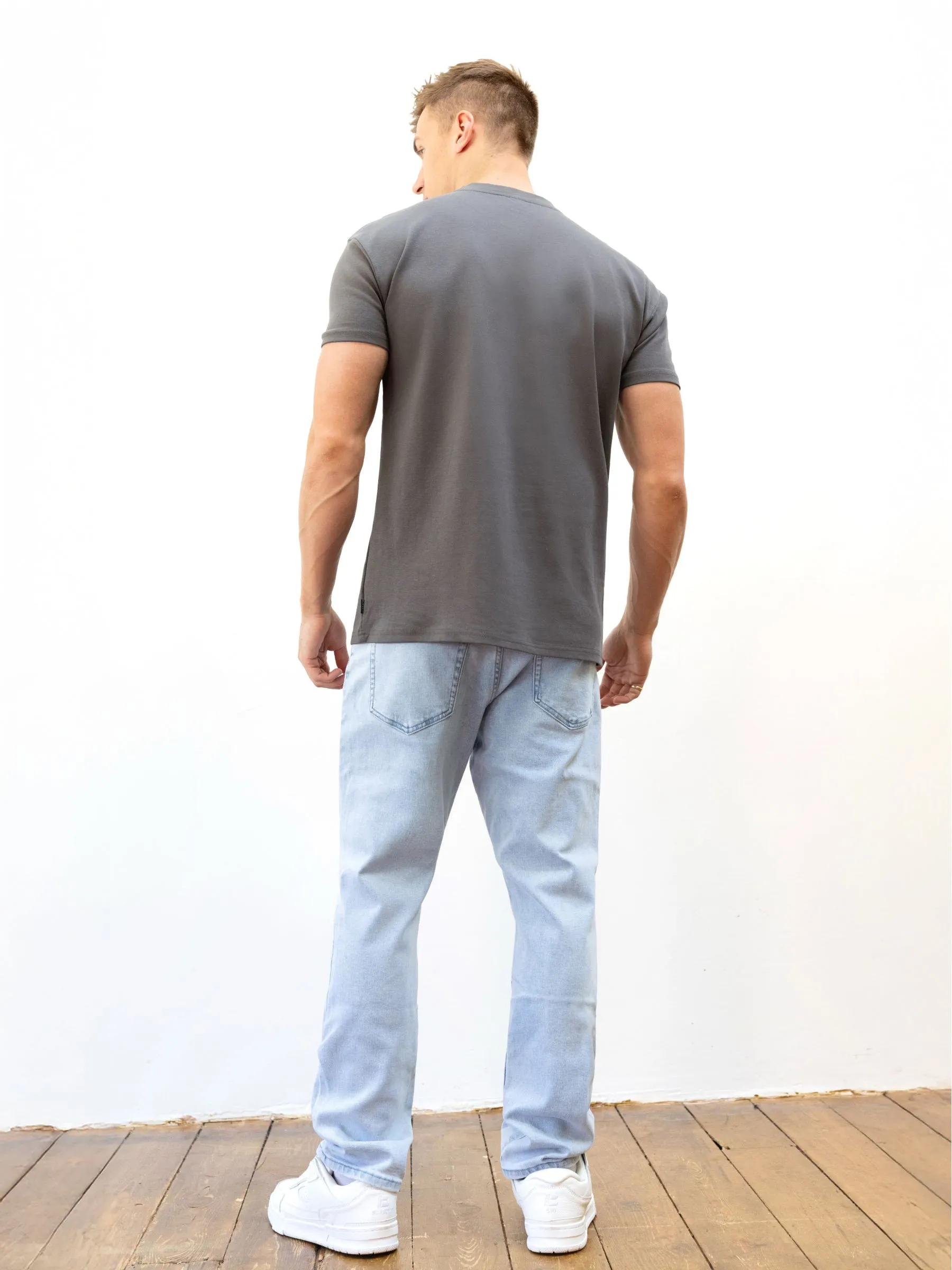 Legacy Relaxed T-Shirt - Charcoal sold by Blakely product image thumbnail 4