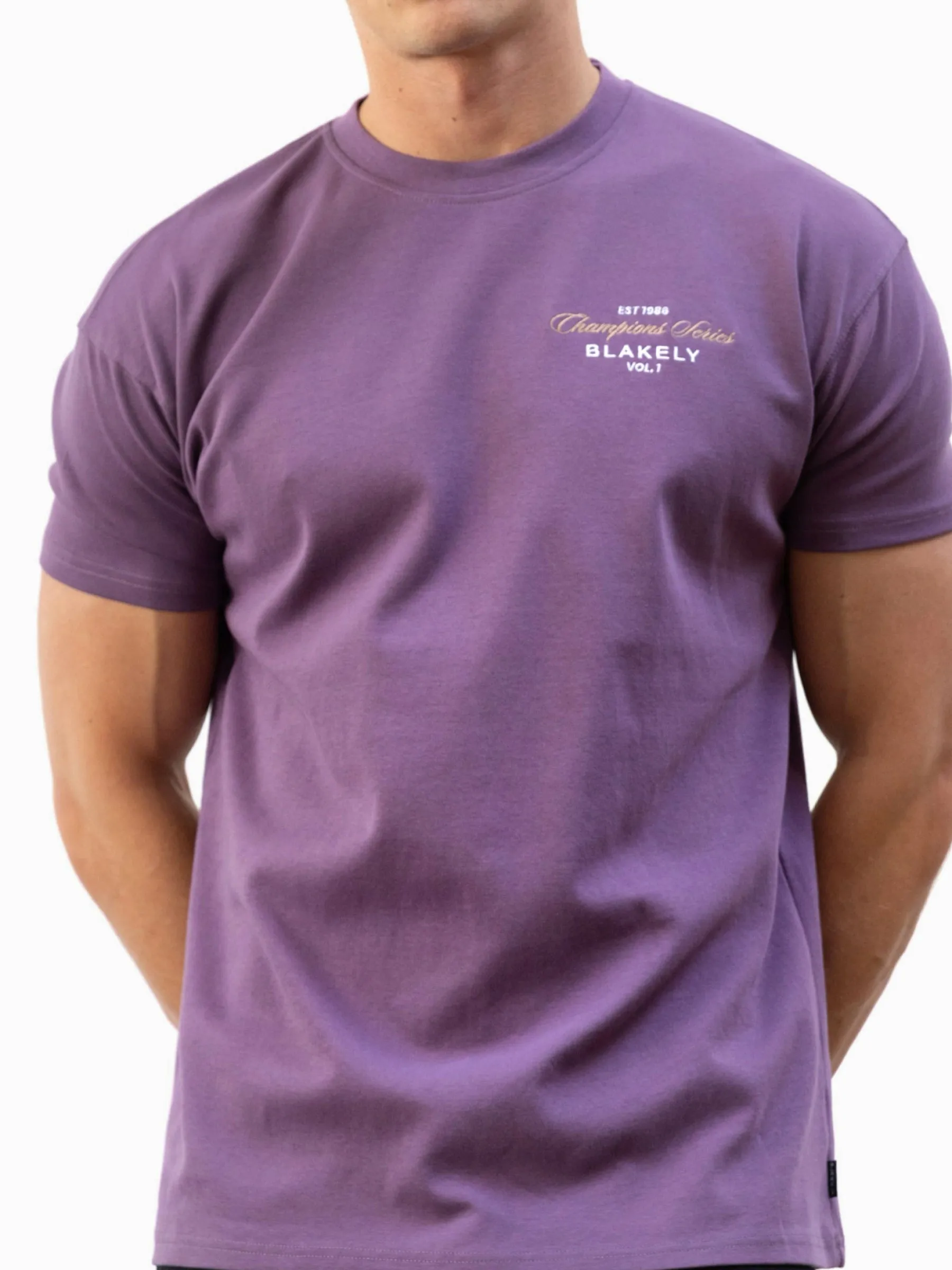 Legacy Relaxed T-Shirt - Mid Purple sold by Blakely product image thumbnail 4