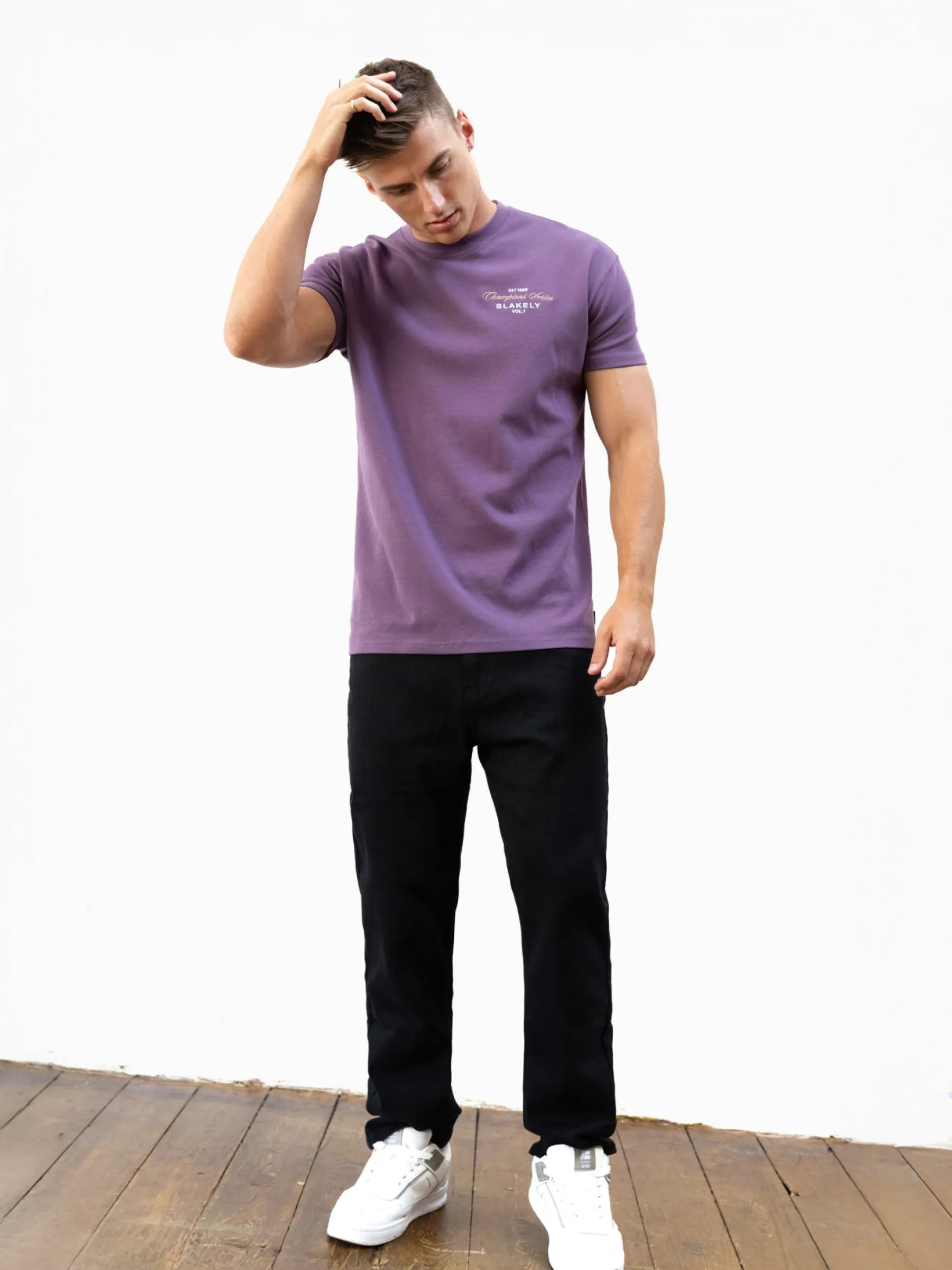 Legacy Relaxed T-Shirt - Mid Purple sold by Blakely product image thumbnail 3