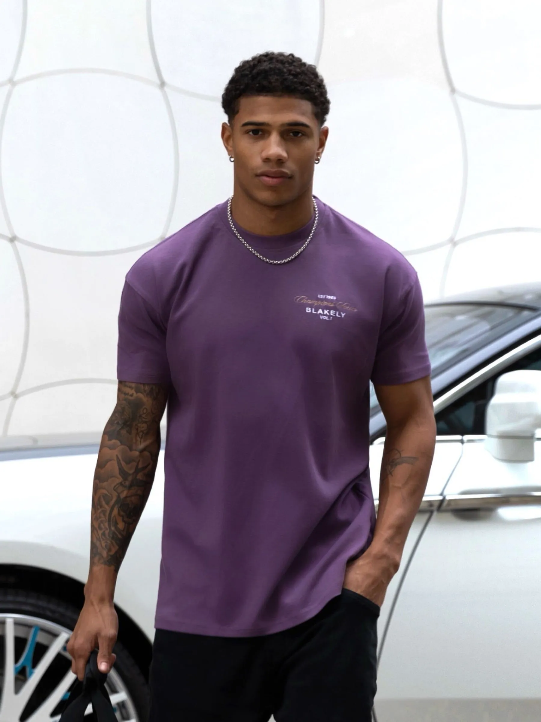 Legacy Relaxed T-Shirt - Mid Purple sold by Blakely