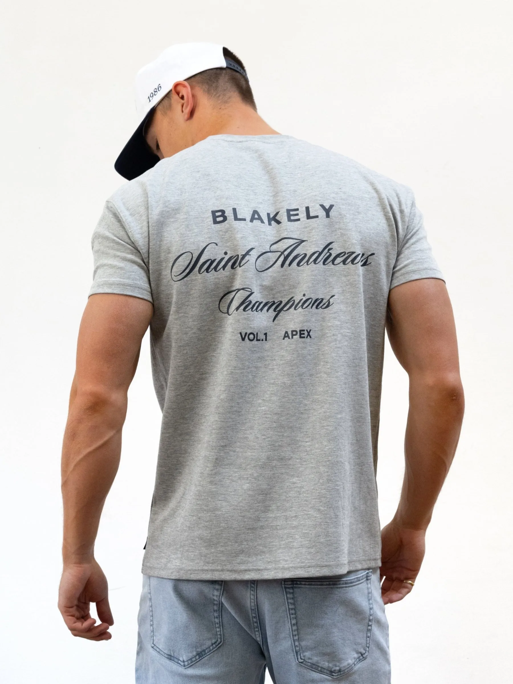 Champions Legacy Relaxed T-Shirt - Marl Grey sold by Blakely
